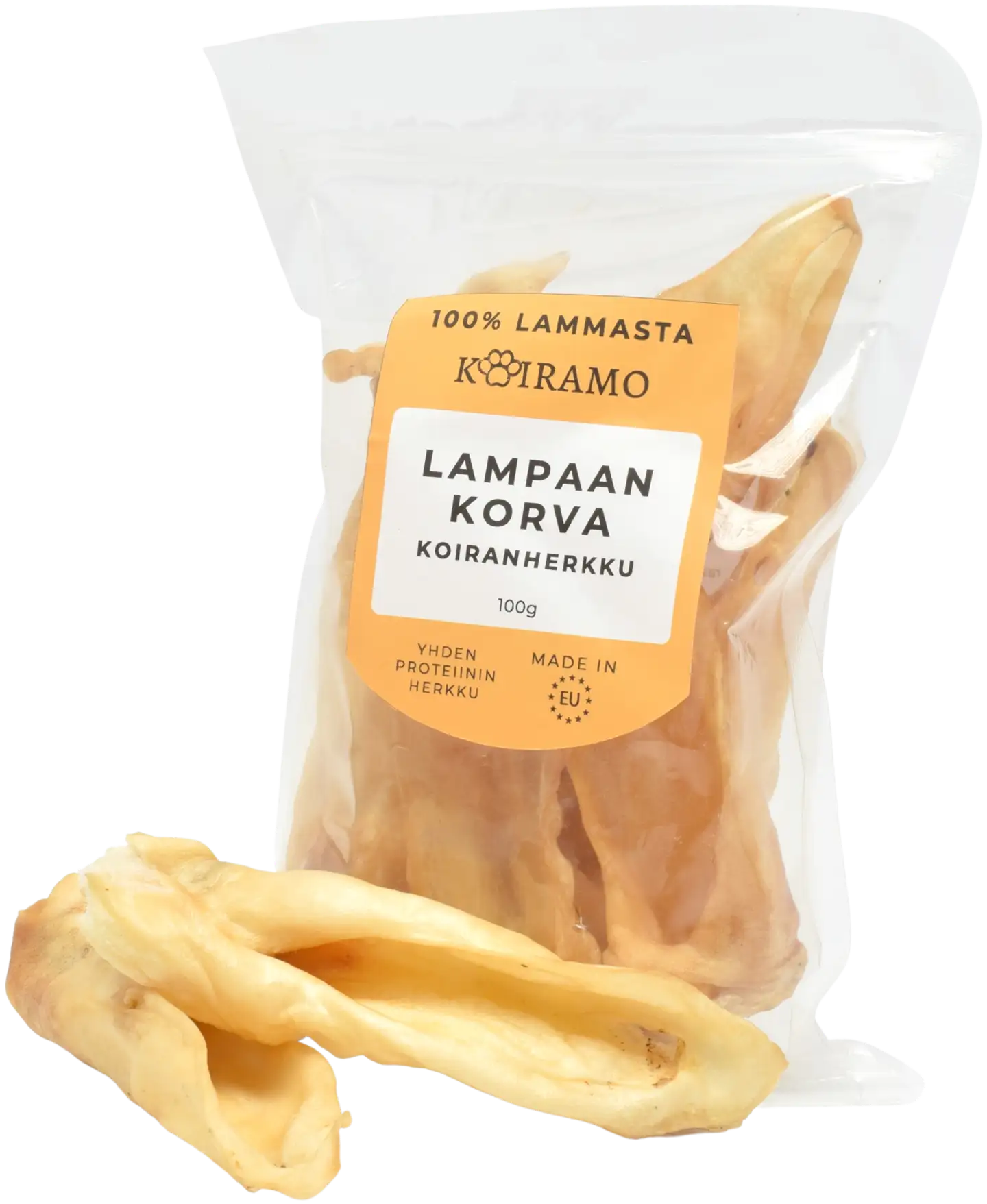 Lampaankorva koiranherkku pureskeluun 100g Koiramo - 3