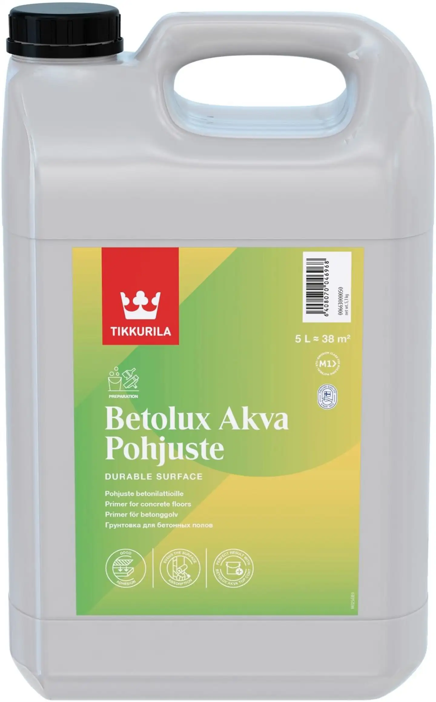 Tikkurila pohjuste Betolux Akva 5 l