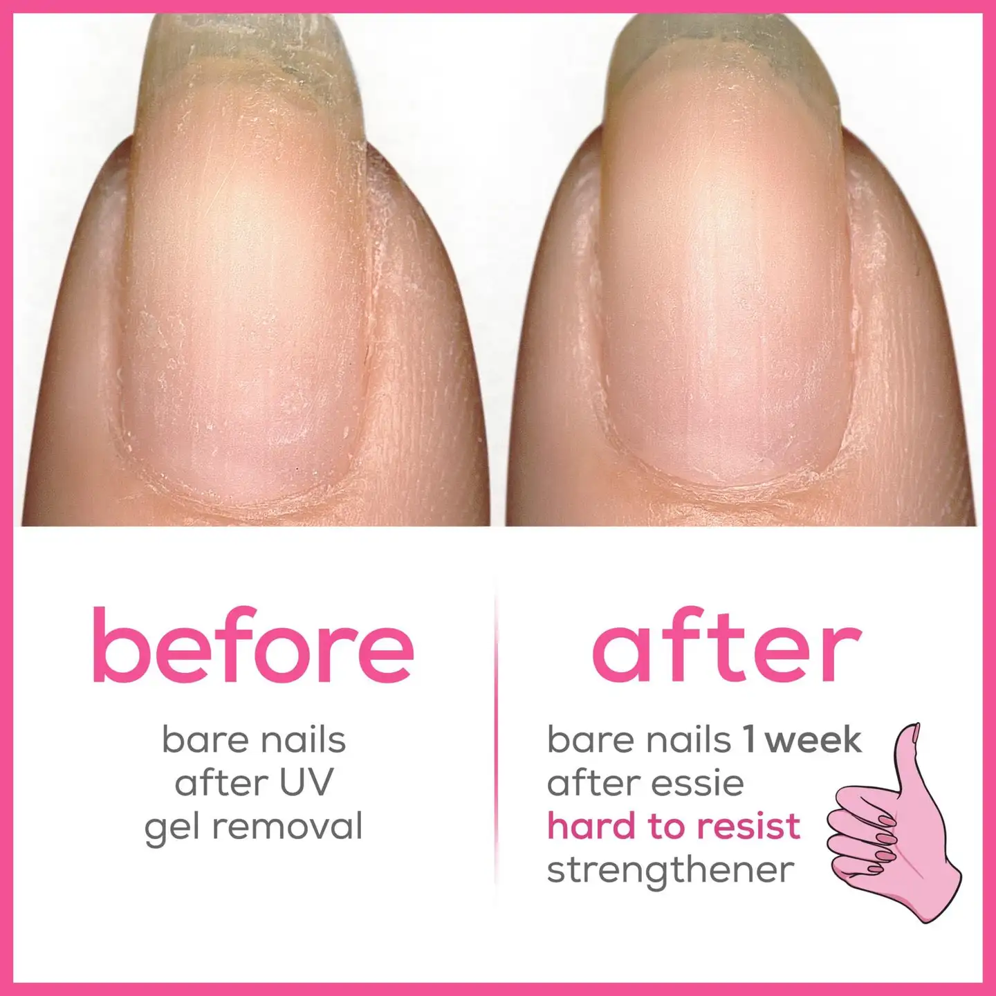 essie hard to resist pink kynnenvahvistaja 13,5 ml - 6