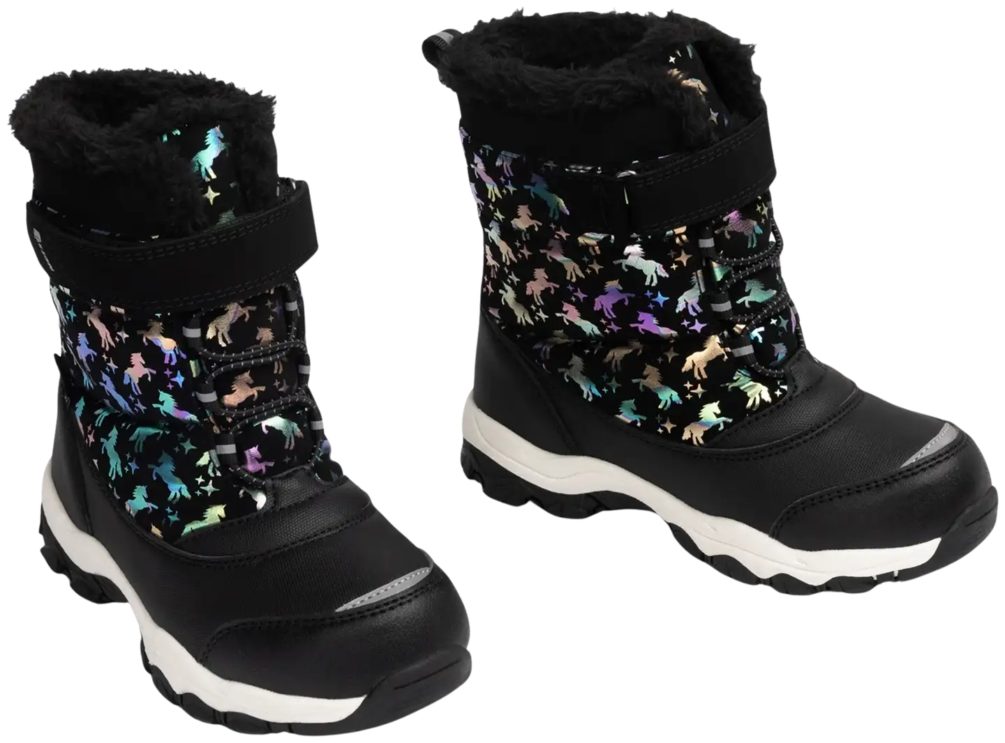 Lejon lasten vedenpitävät talvikengät Aiden WP Unicorn - black multicolored - 4