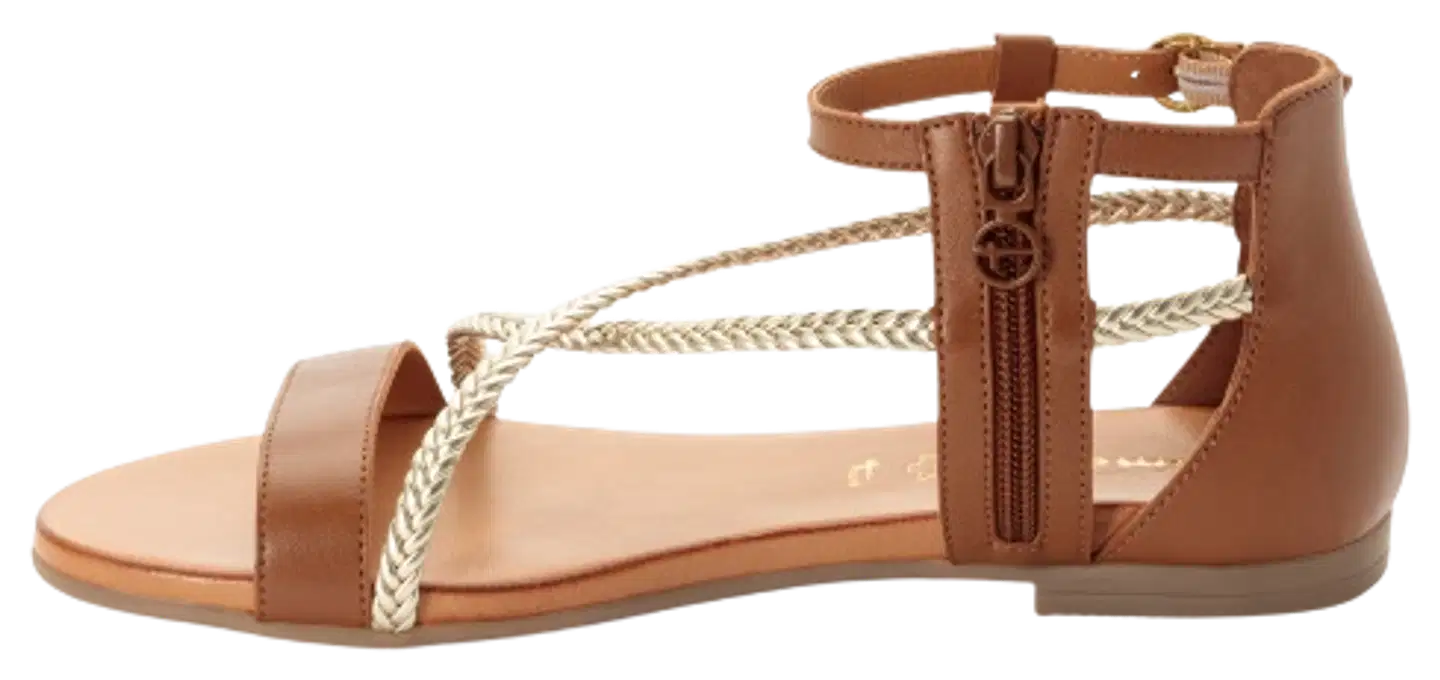 Tamaris sandaali 28138 - Cognac comb - 2
