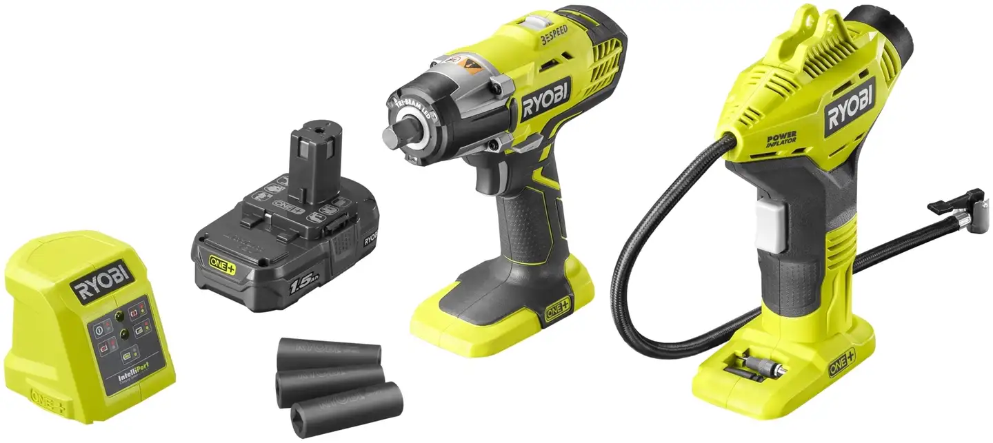 Ryobi renkaanvaihtosetti R18IWPI-115G