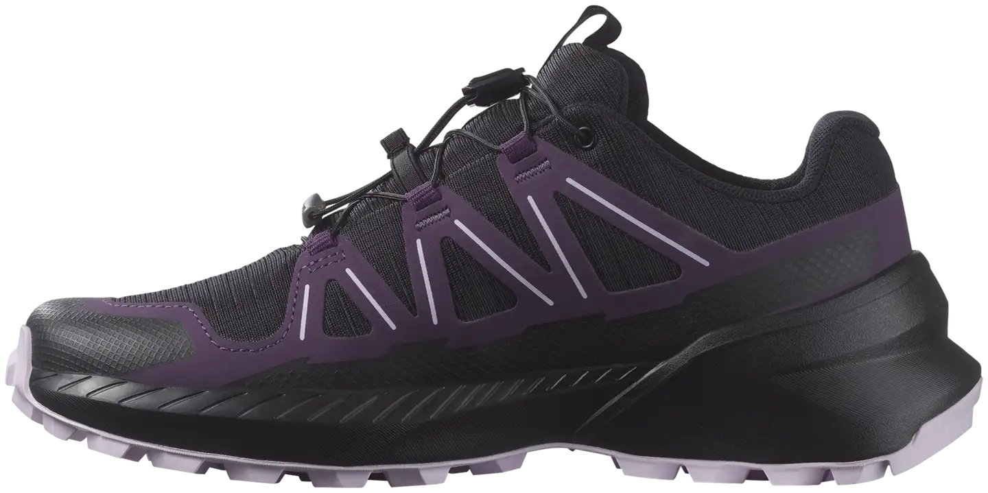 Salomon naisten maastojuoksujalkine Speedcross Peak W - black/nightshade/orchid petal - 5