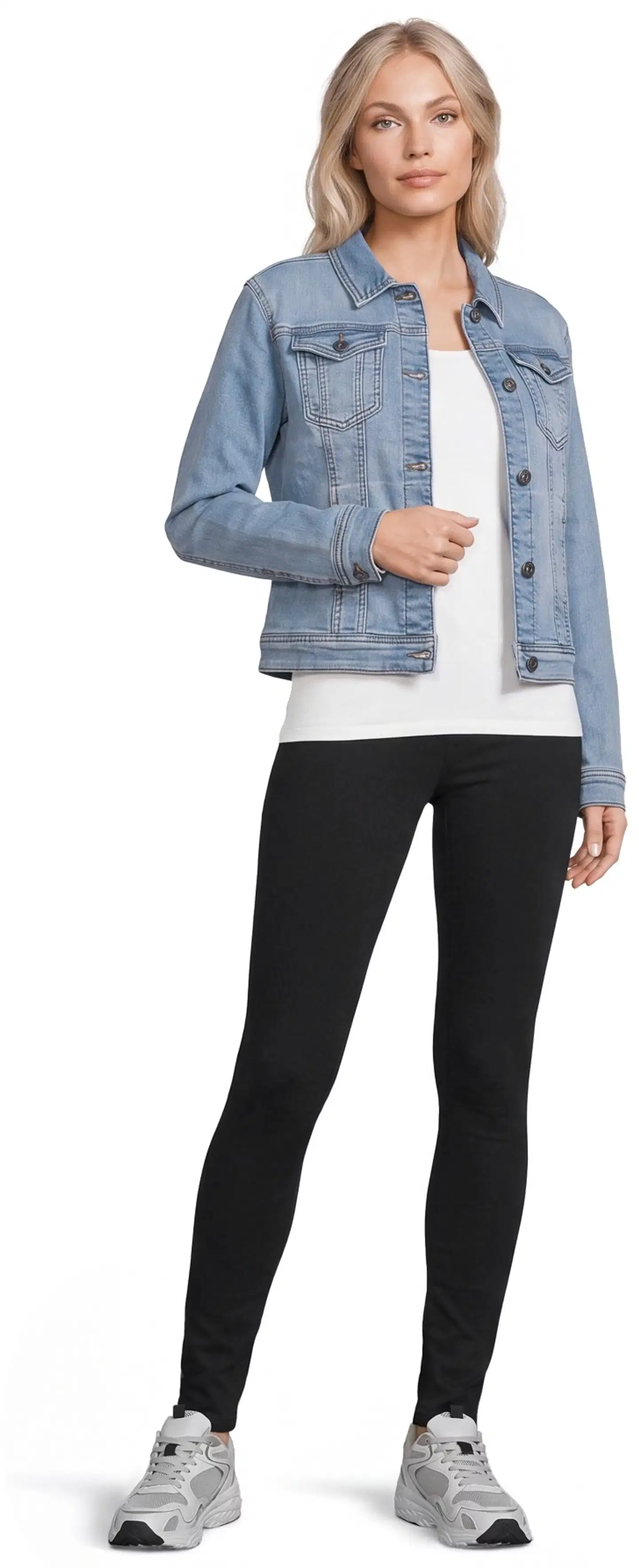 House naisten denimjeggingsit - BLACK - 4