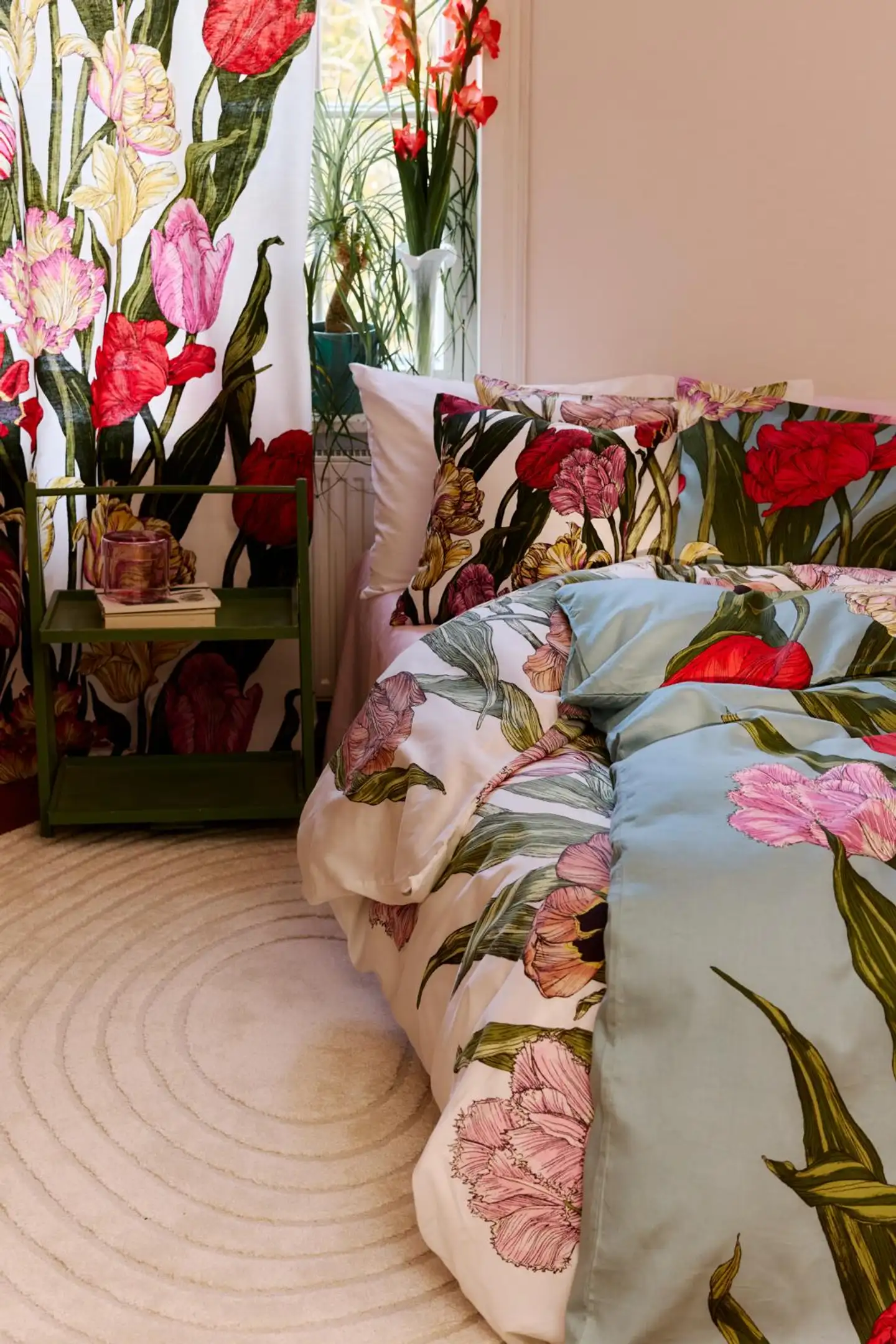 Vallila satiini pussilakanasetti Kukoistus 150x210 cm multi - 2