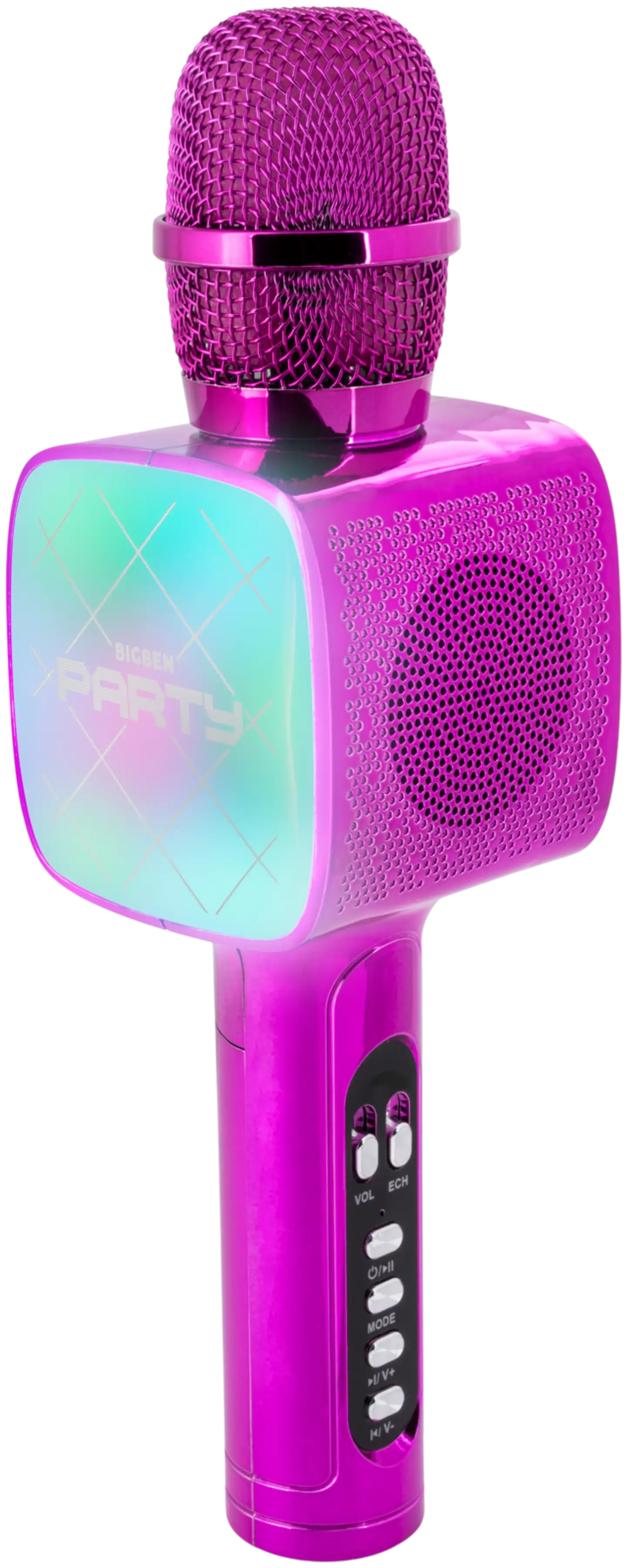 BigBen karaokemikrofoni Bluetooth yhteydellä pinkki - 4