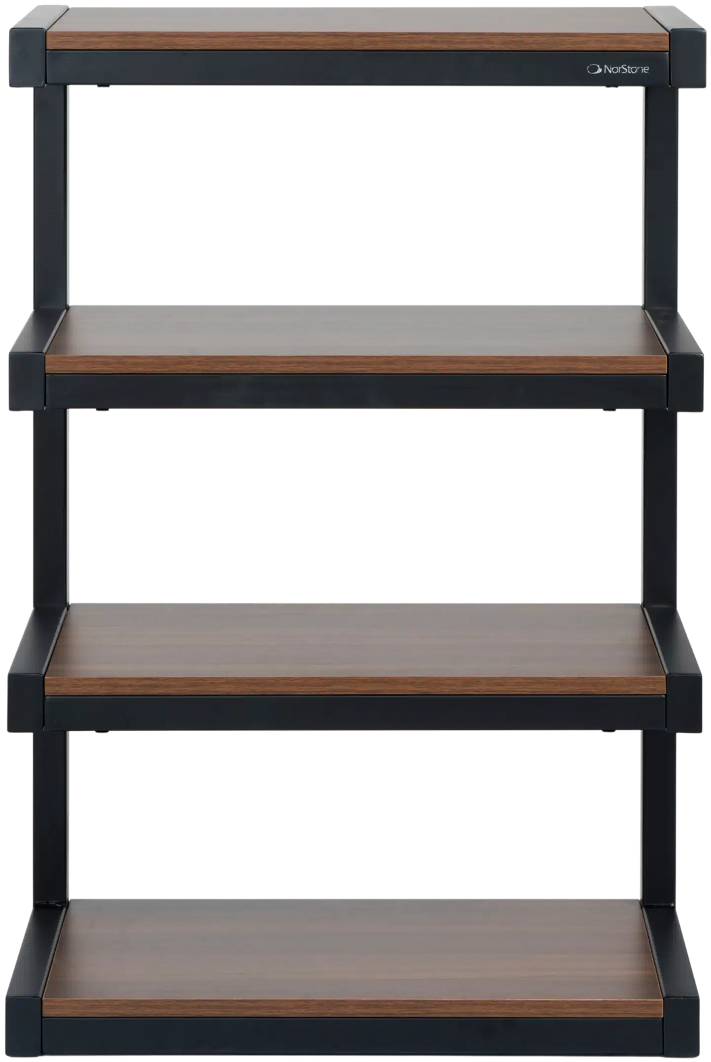 Norstone Esse HiFi -laitekaluste musta/pähkinä - 2