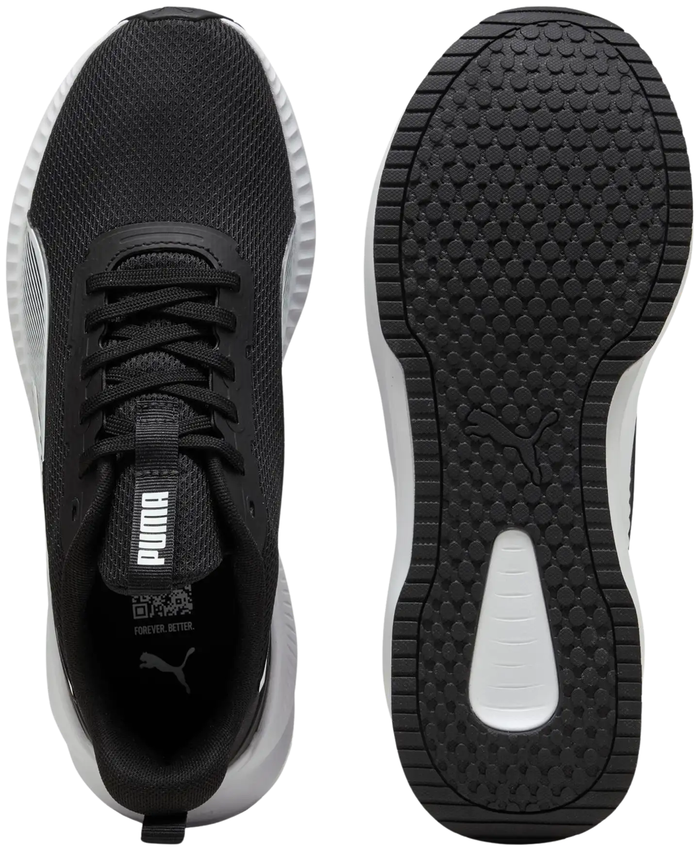 Puma naisten juoksukengät Flyer Lite 3 - Puma Black-Puma White - 3
