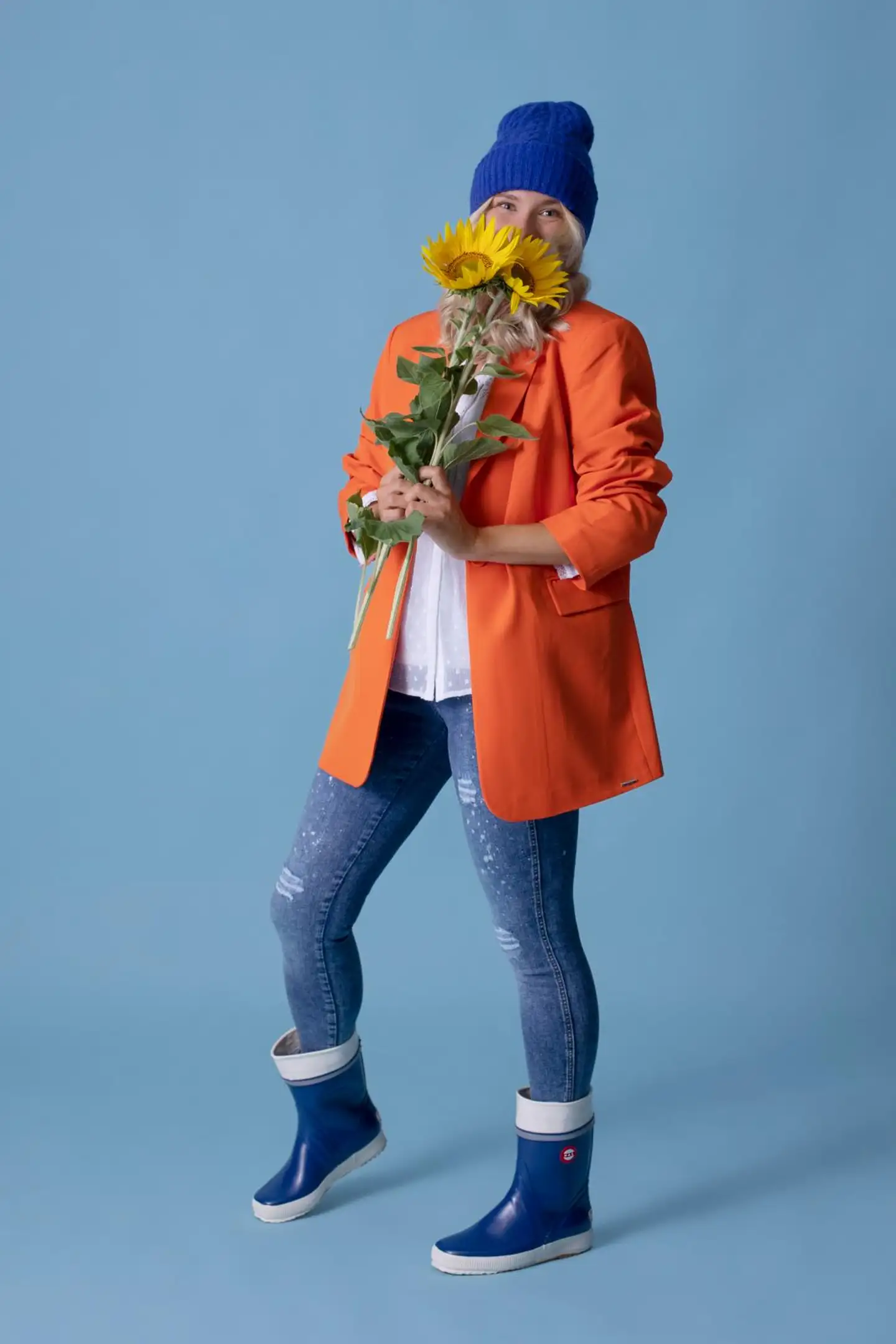 Hai unisex kumisaapas Blue - SININEN - 3