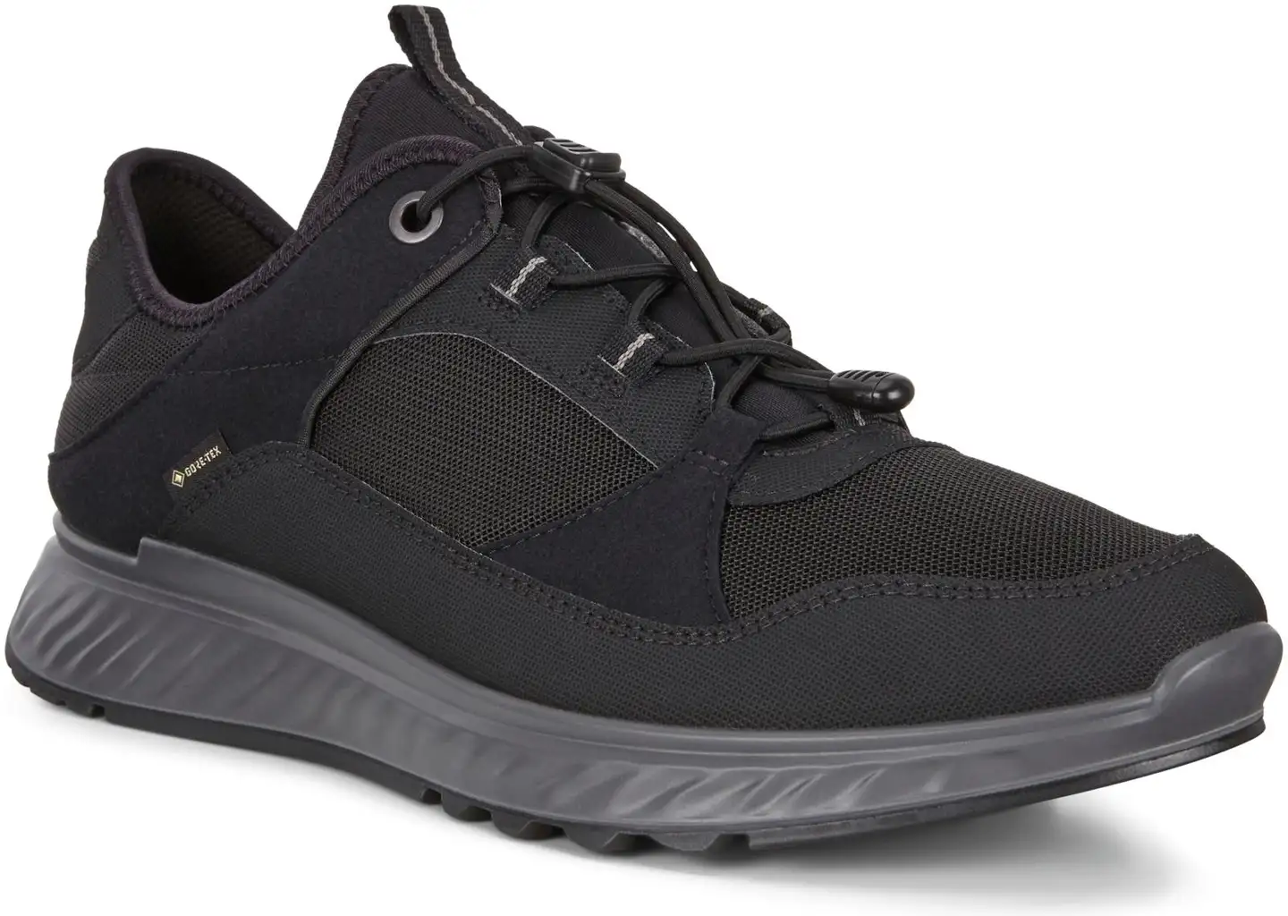 Ecco miesten ulkoilujalkine Exostride Low GTX - MUSTA - 1