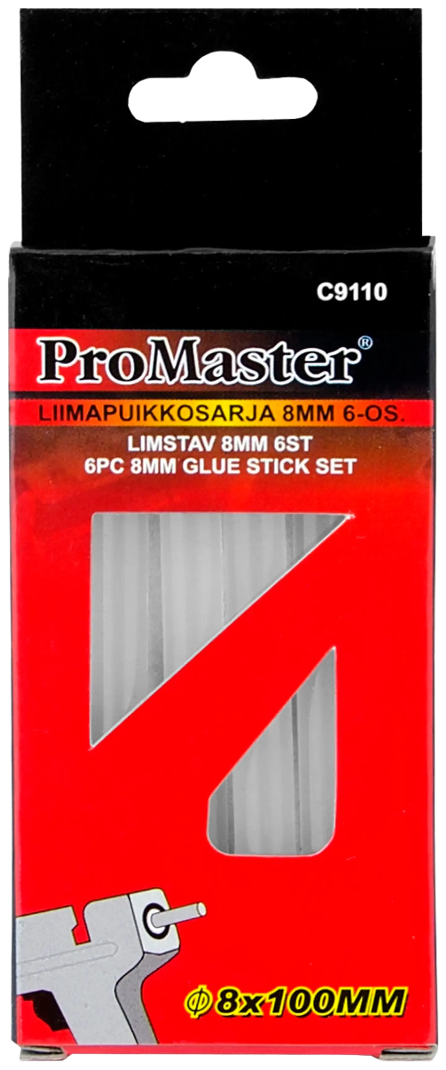 Pro Master liimapuikkosarja 8m 6-os