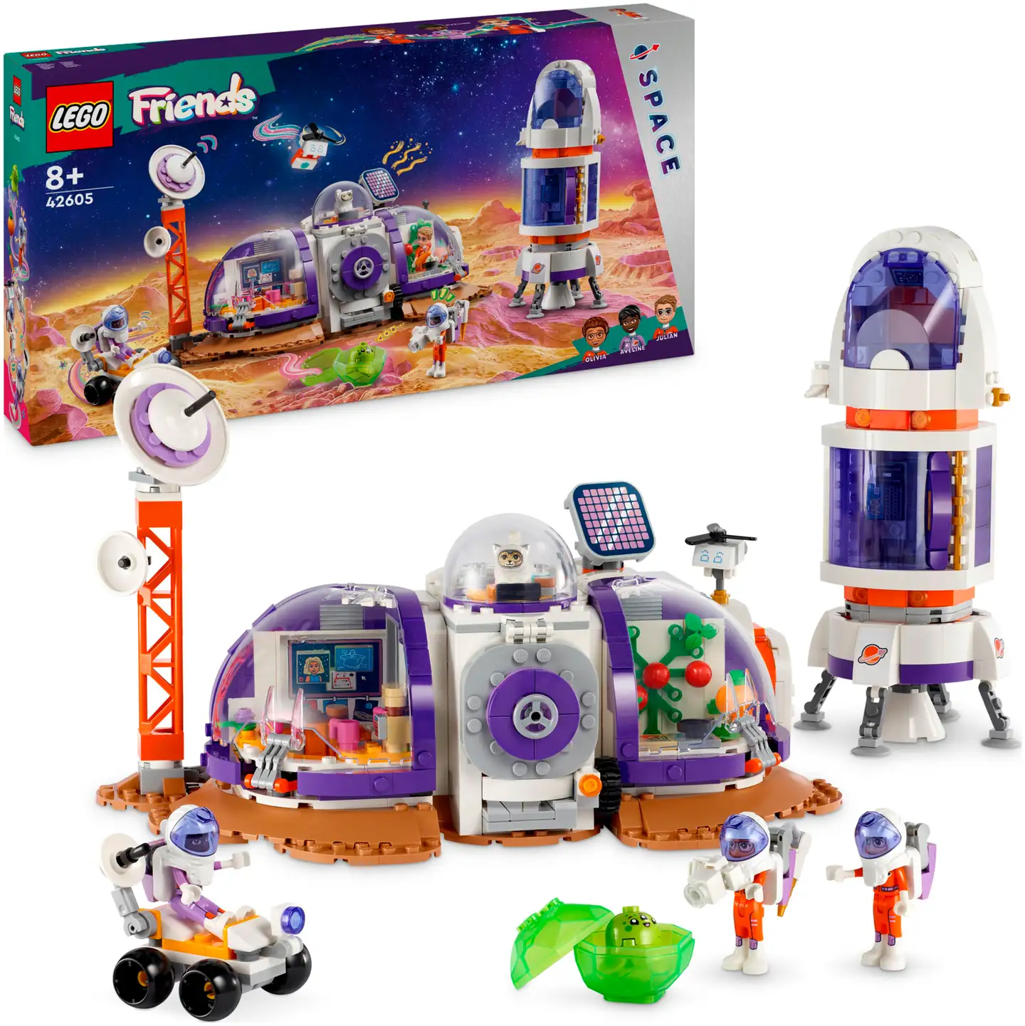 LEGO Friends 42605 Mars-avaruusasema ja raketti - 2