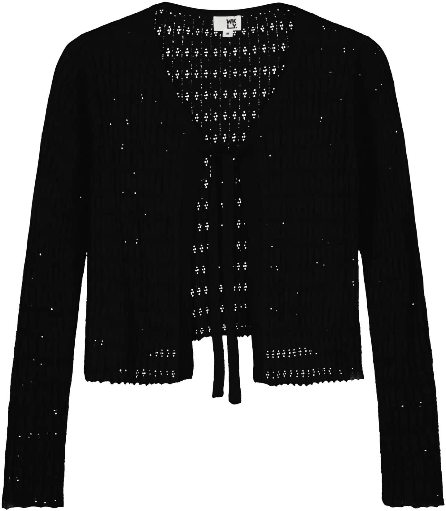 WKLY. naisten neuletakki 213W090303 - BLACK - 1