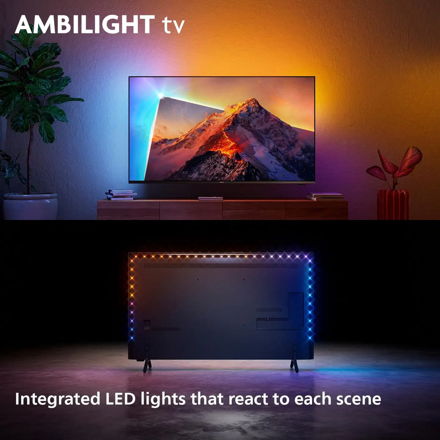 Philips 43" PQS8601 4K QLED Ambilight Smart TV - 2