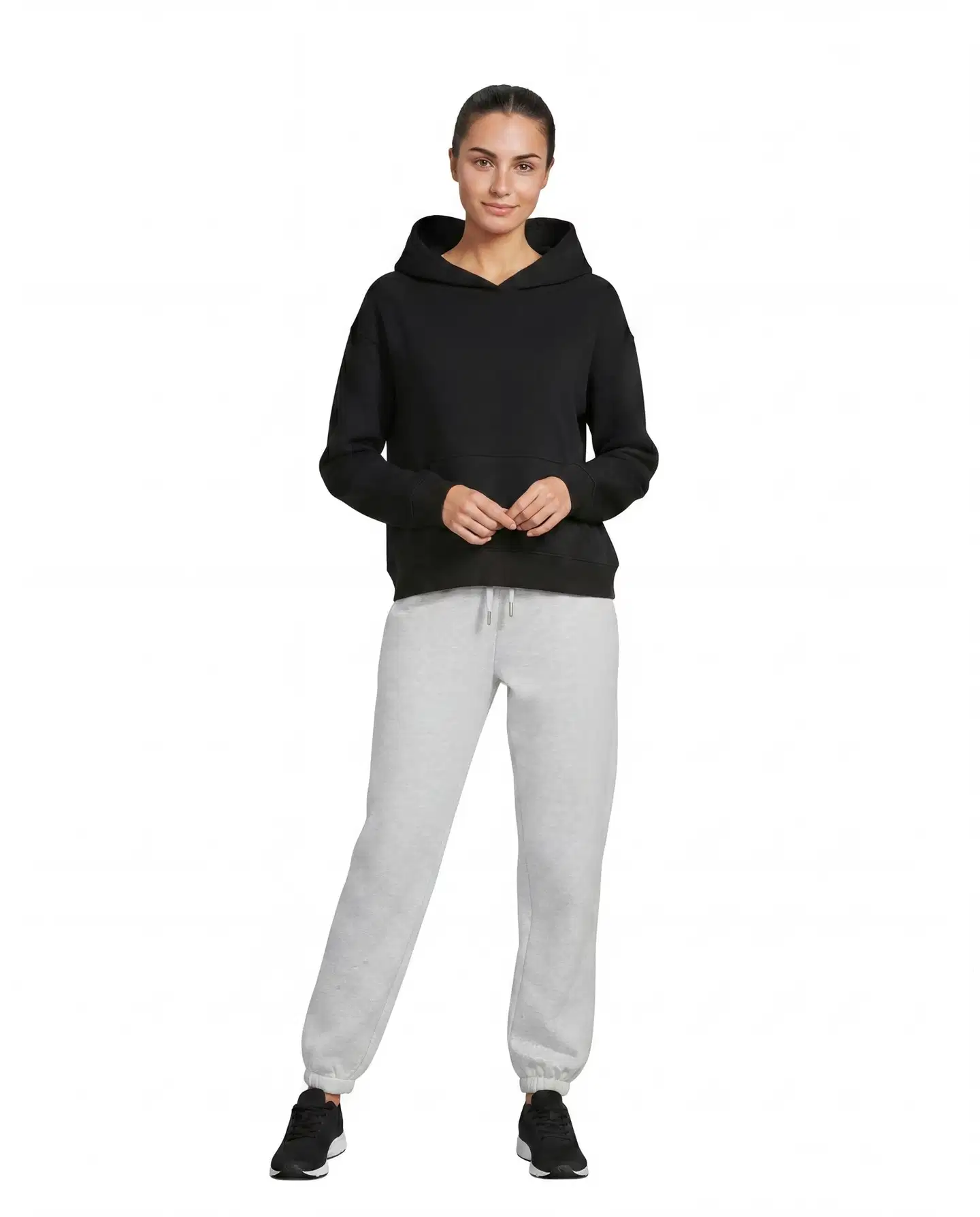 House naisten collegehousut Catie - Light grey melange - 4