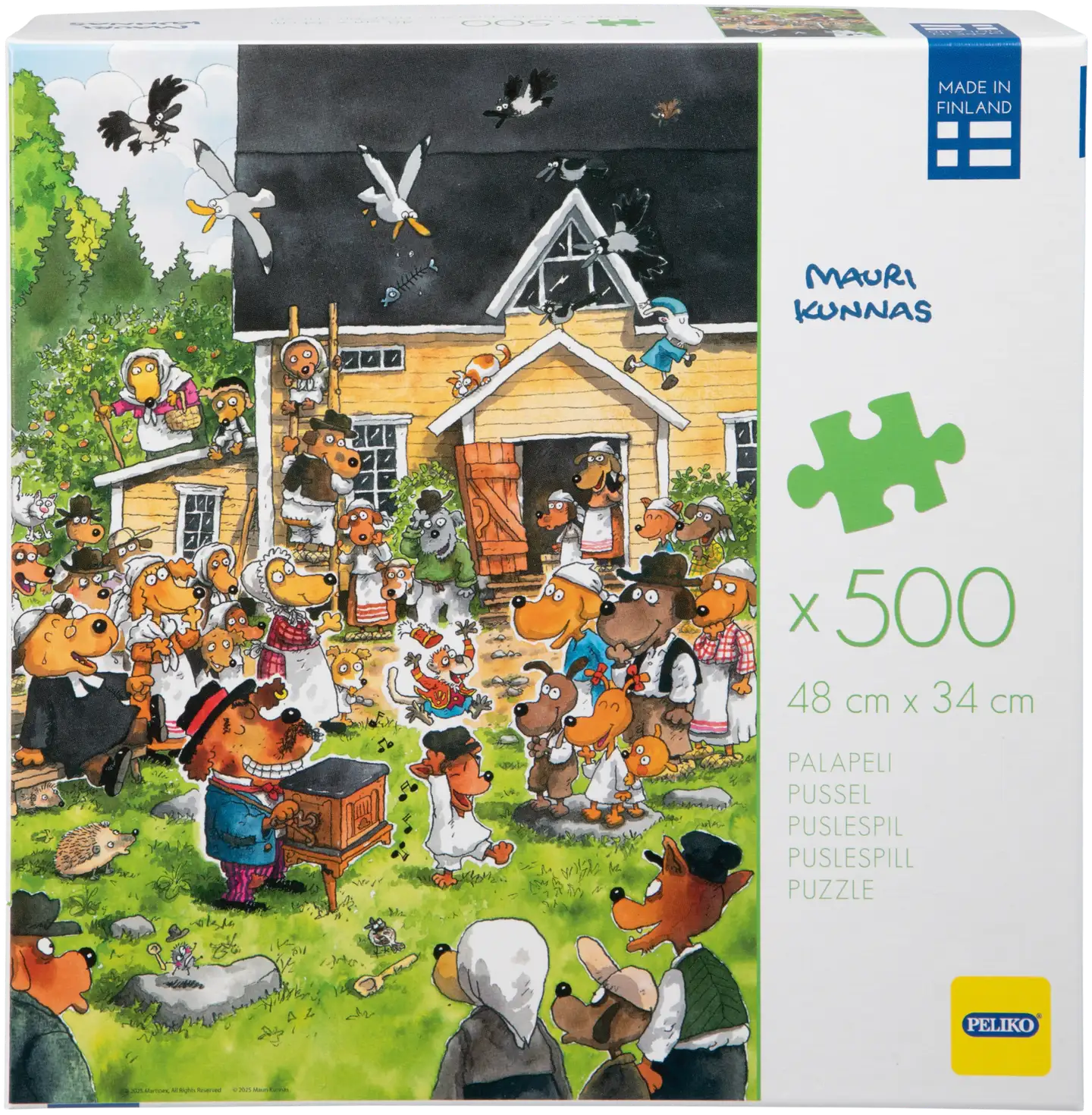 Peliko Mauri Kunnas palapeli 500 palaa posetiivi - 1