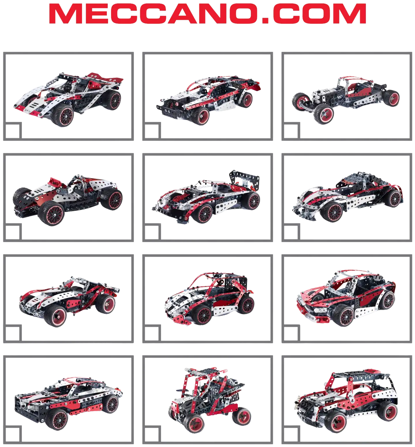 Meccano Multi Model Supercar -rakennussarja - 6