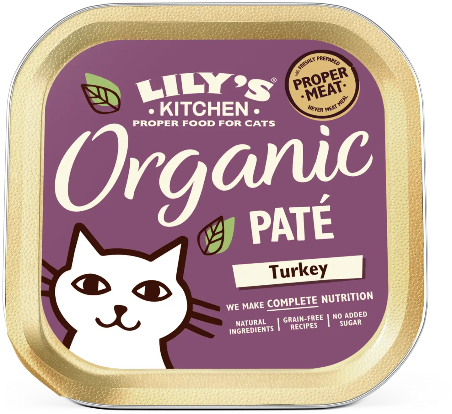 Lily's Kitchen 85g Organic Paté kalkkunaa luomukissanruoka