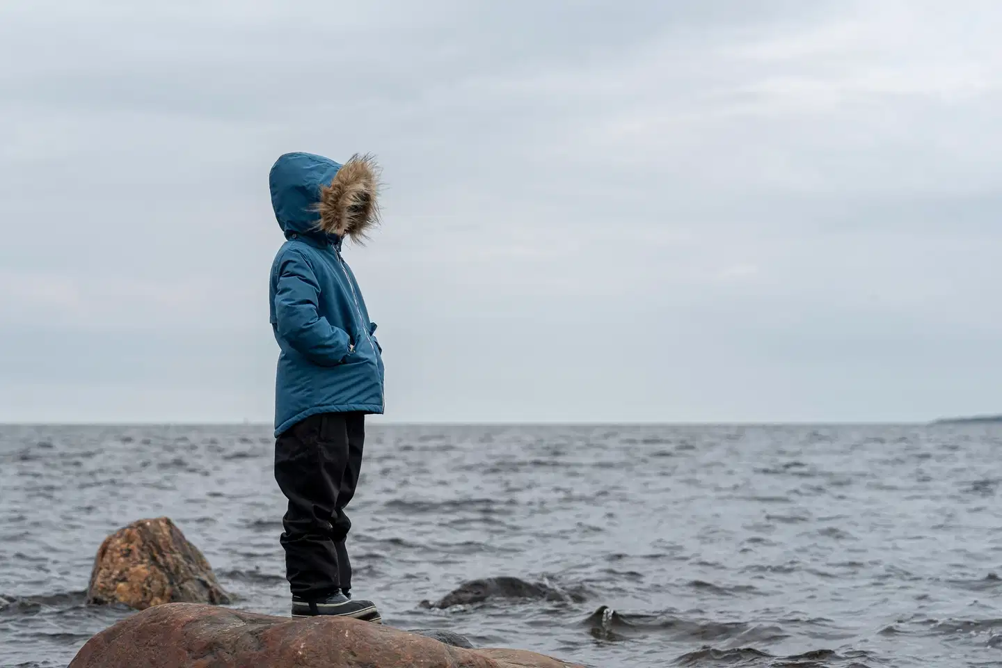 HC Outwear lasten toppatakki Gast ECO - Petrol blue - 3