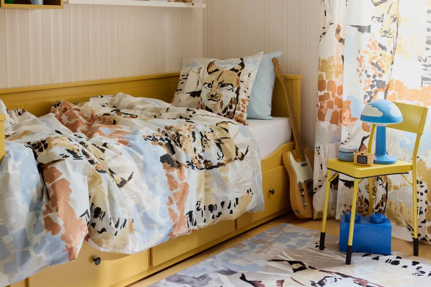 Vallila pussilakanasetti Ilves 150x210 cm+50x60 beigeblue - 2