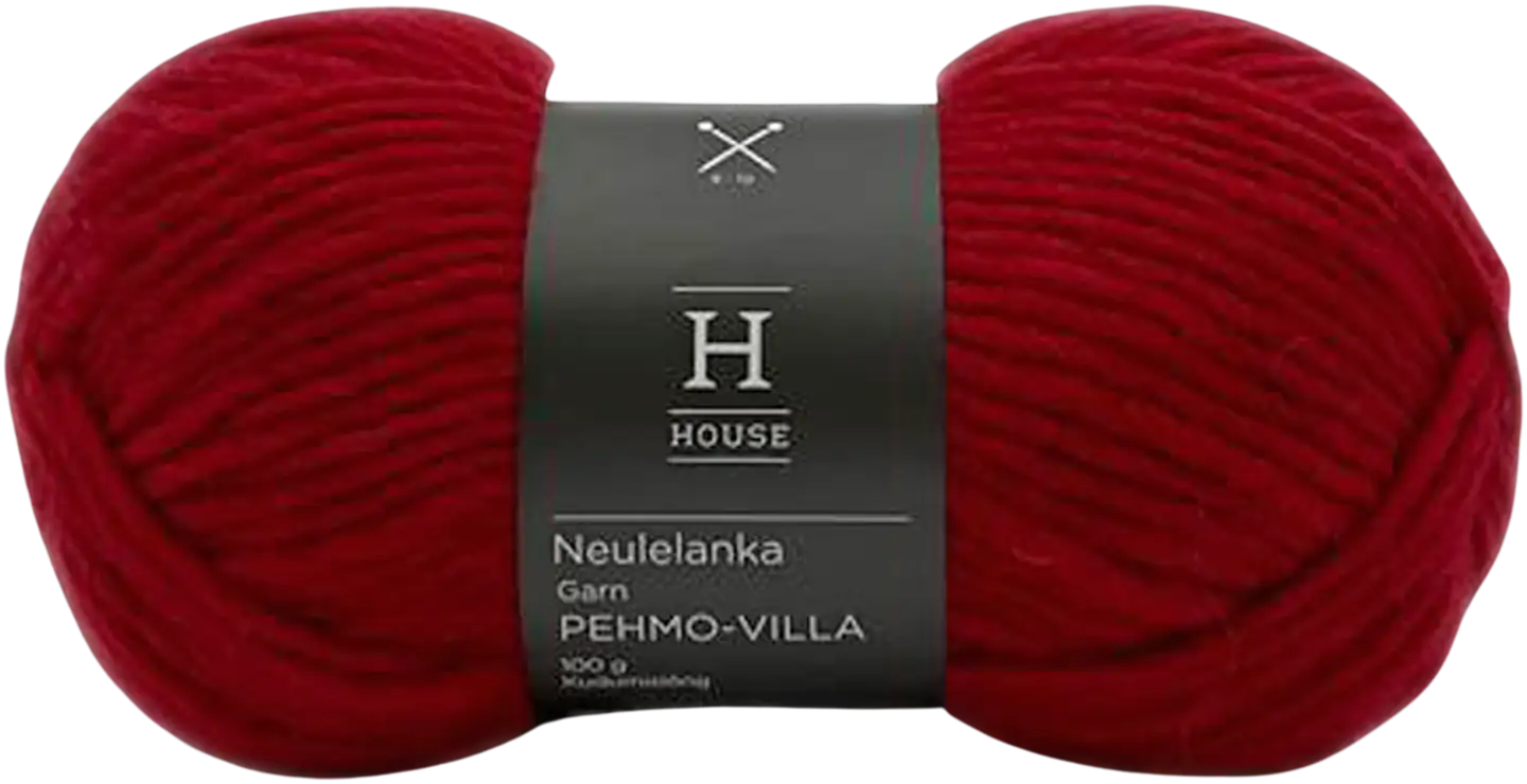 House lanka Pehmovilla 112706 100 g Red 10805