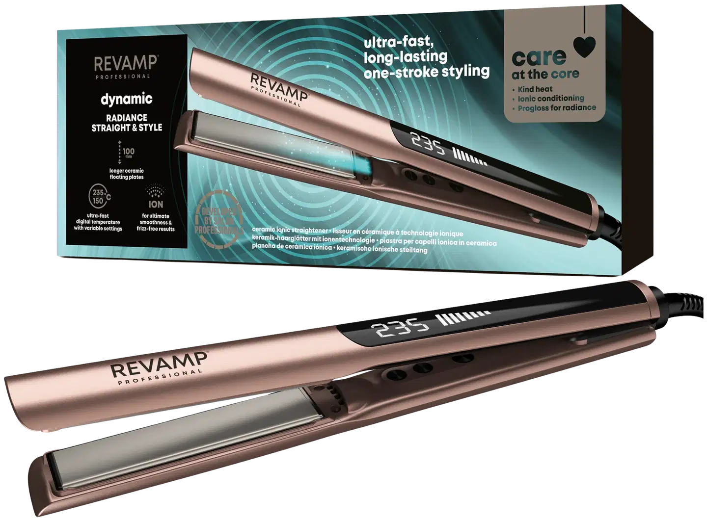 Revamp Dynamic Radiance Straight & Style suoristusrauta (ST-1900GD-EU) - 1