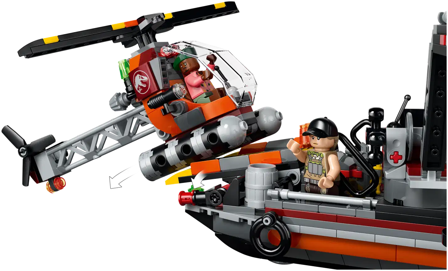 LEGO® Jurassic World 77983 Mosasaurus-dinosaurus hyökkää veneen kimppuun - 8