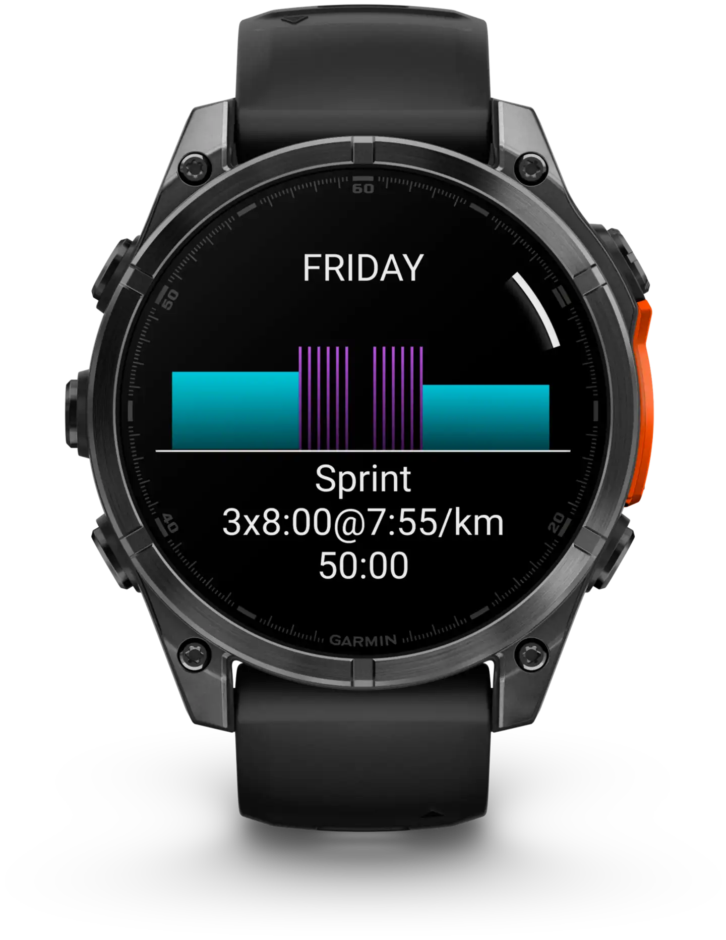 Garmin urheilukello Fenix 8 AMOLED 47 mm tummanharmaa/musta - 4