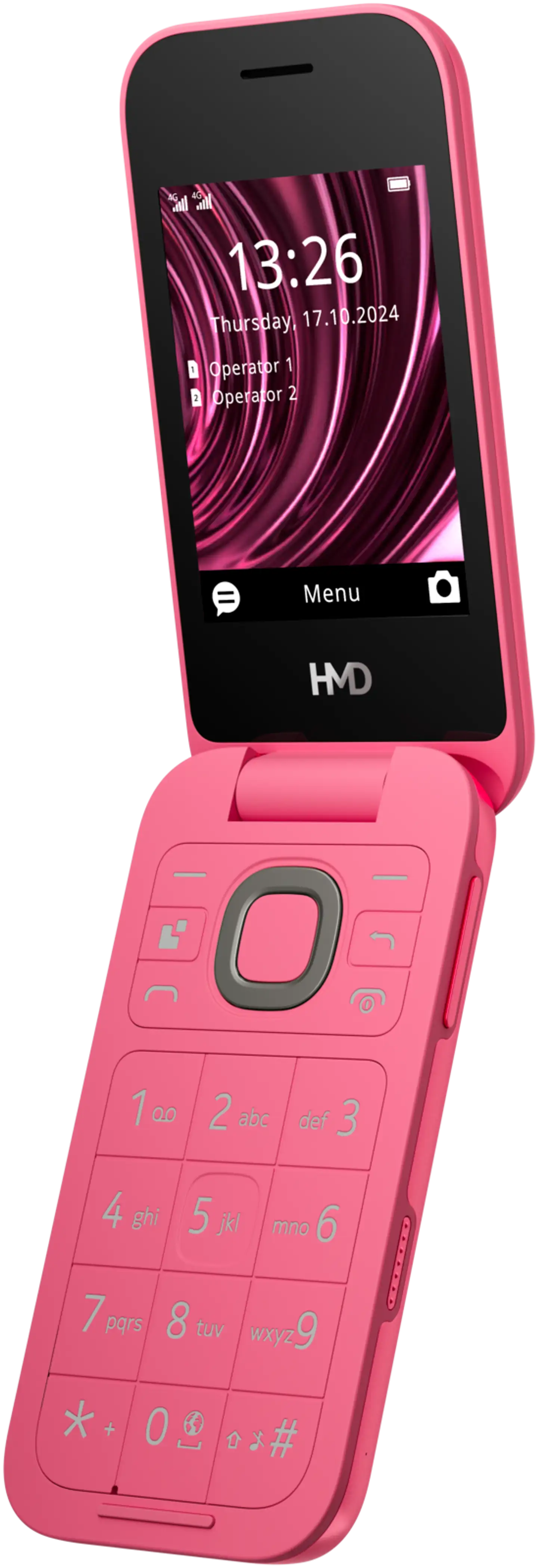 HMD Peruspuhelin 2660 Flip punainen - 4