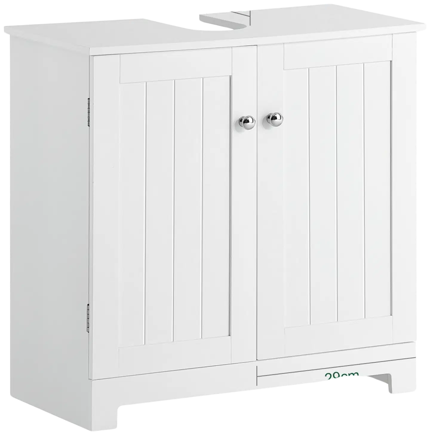 SoBuy allasalapöytä valkoinen BZR18-W - 3