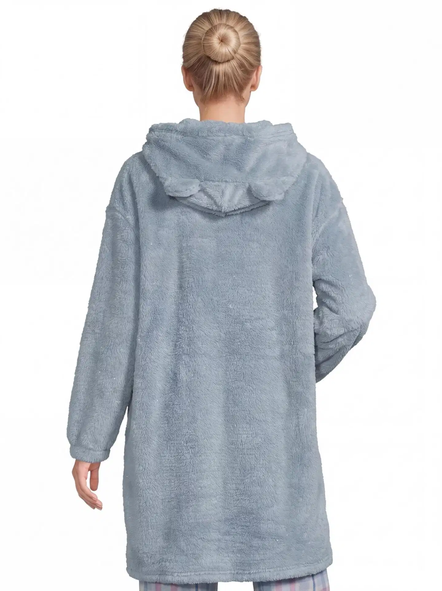 Actuelle naisten fleecehuppari 212A382639 - Grey - 3