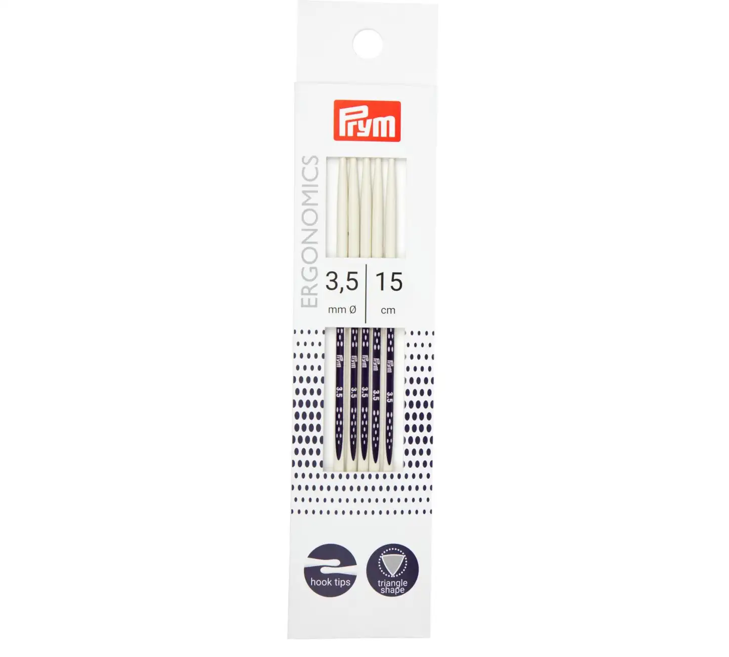 Prym sukkapuikko ergonominen 15cm - 3,5mm - 1