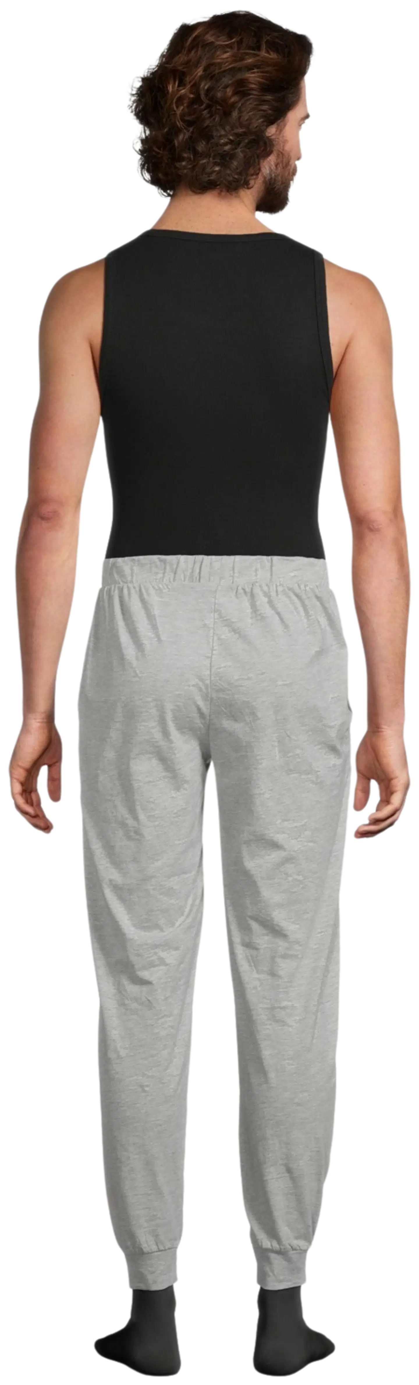 House miesten pyjamahousut 191H382210 - Vaaleanharmaa - 3