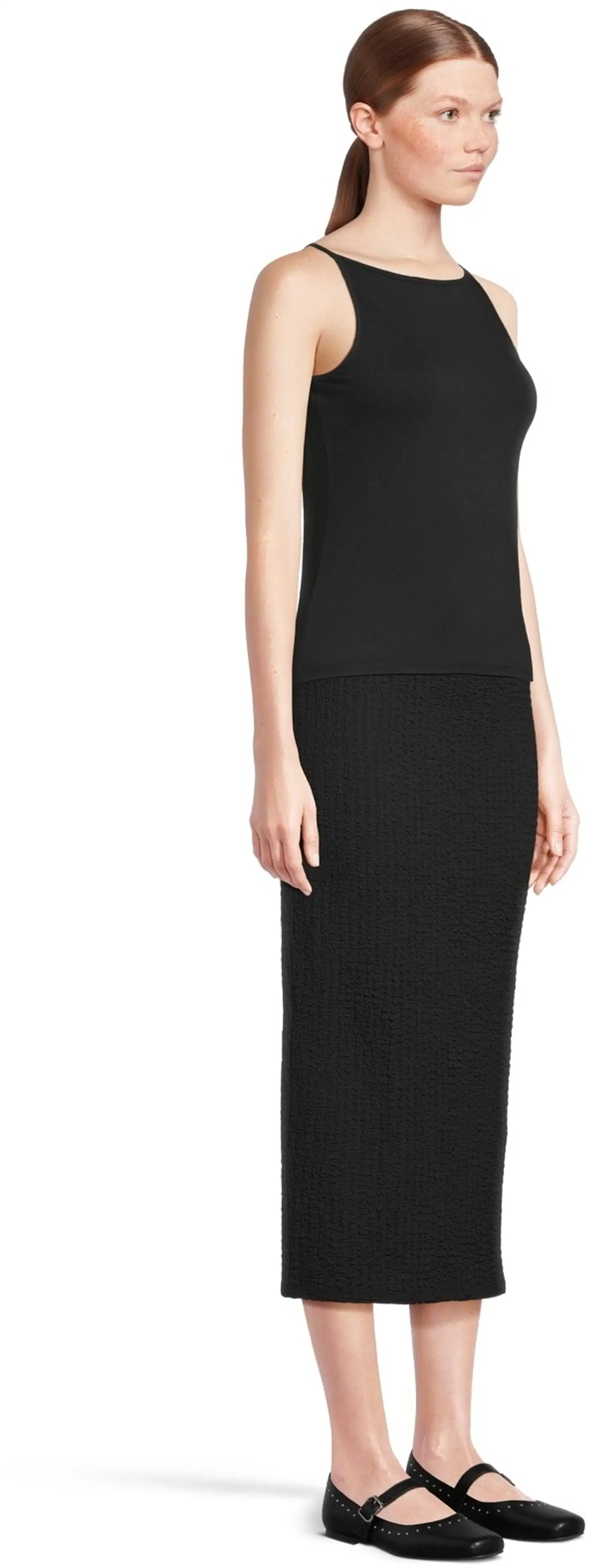 WKLY. naisten venäpääntie toppi 213W030125 - BLACK - 4