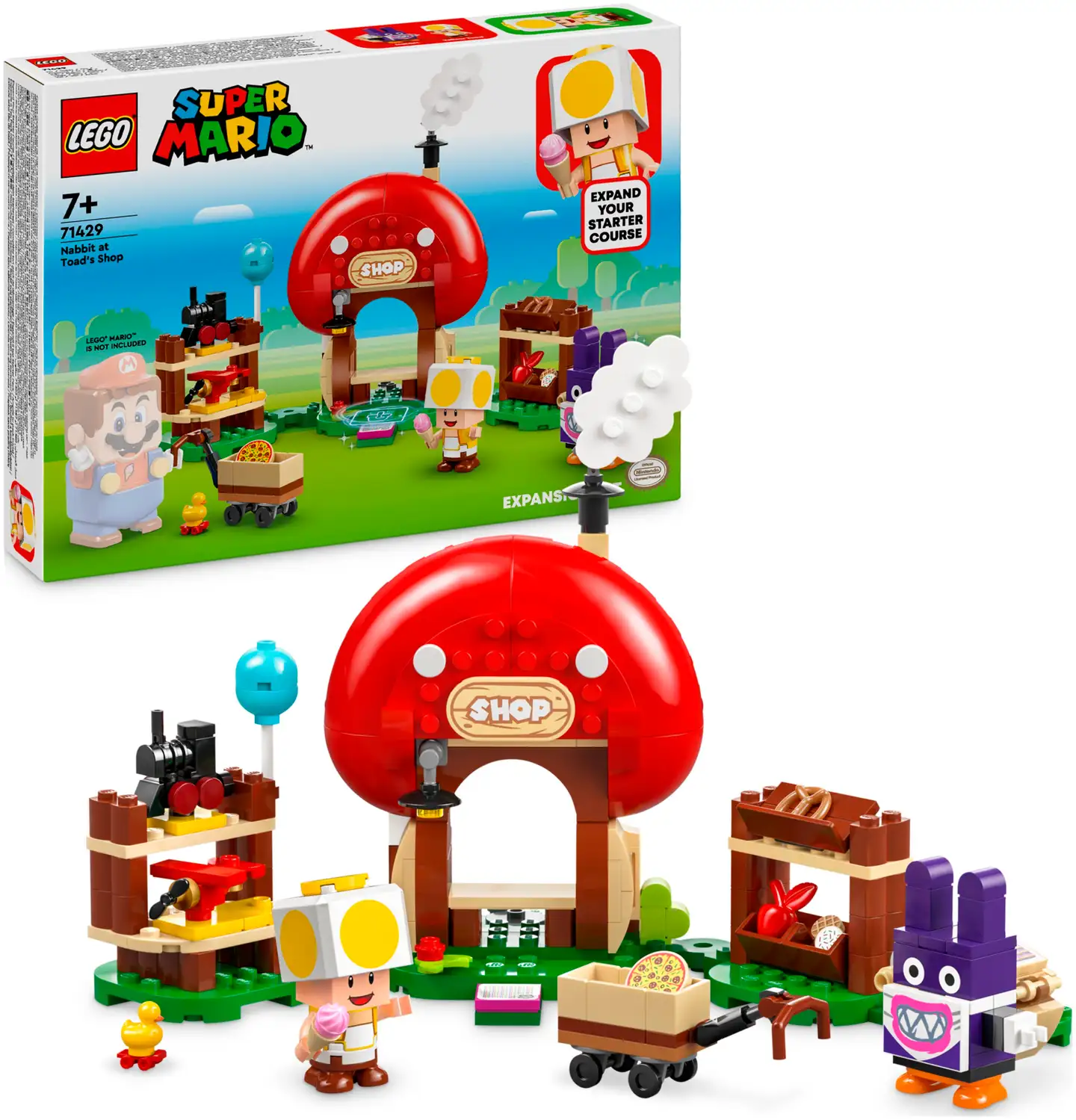 LEGO Super Mario 71429 Nabbit Toadin kaupassa laajennussarja - 1