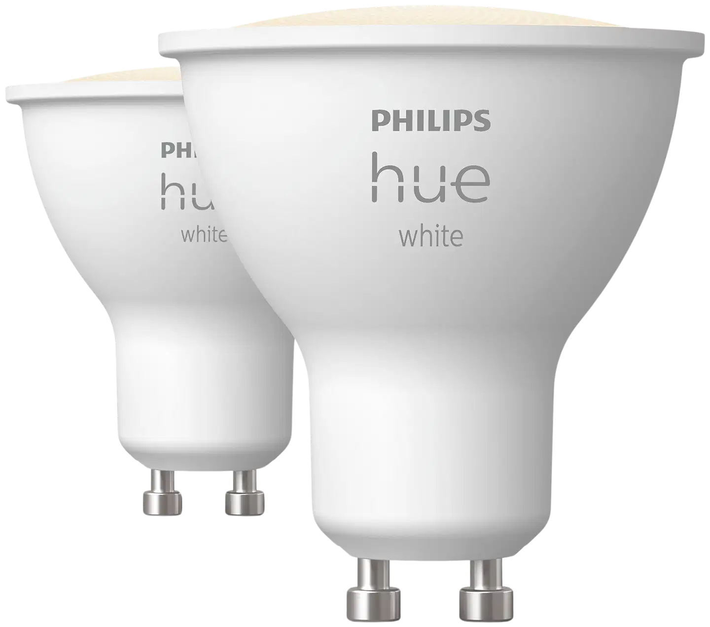 Philips Hue GU10 kohdelamppu 4.2W 27K 400LM valkoinen 2 kappaletta - 1