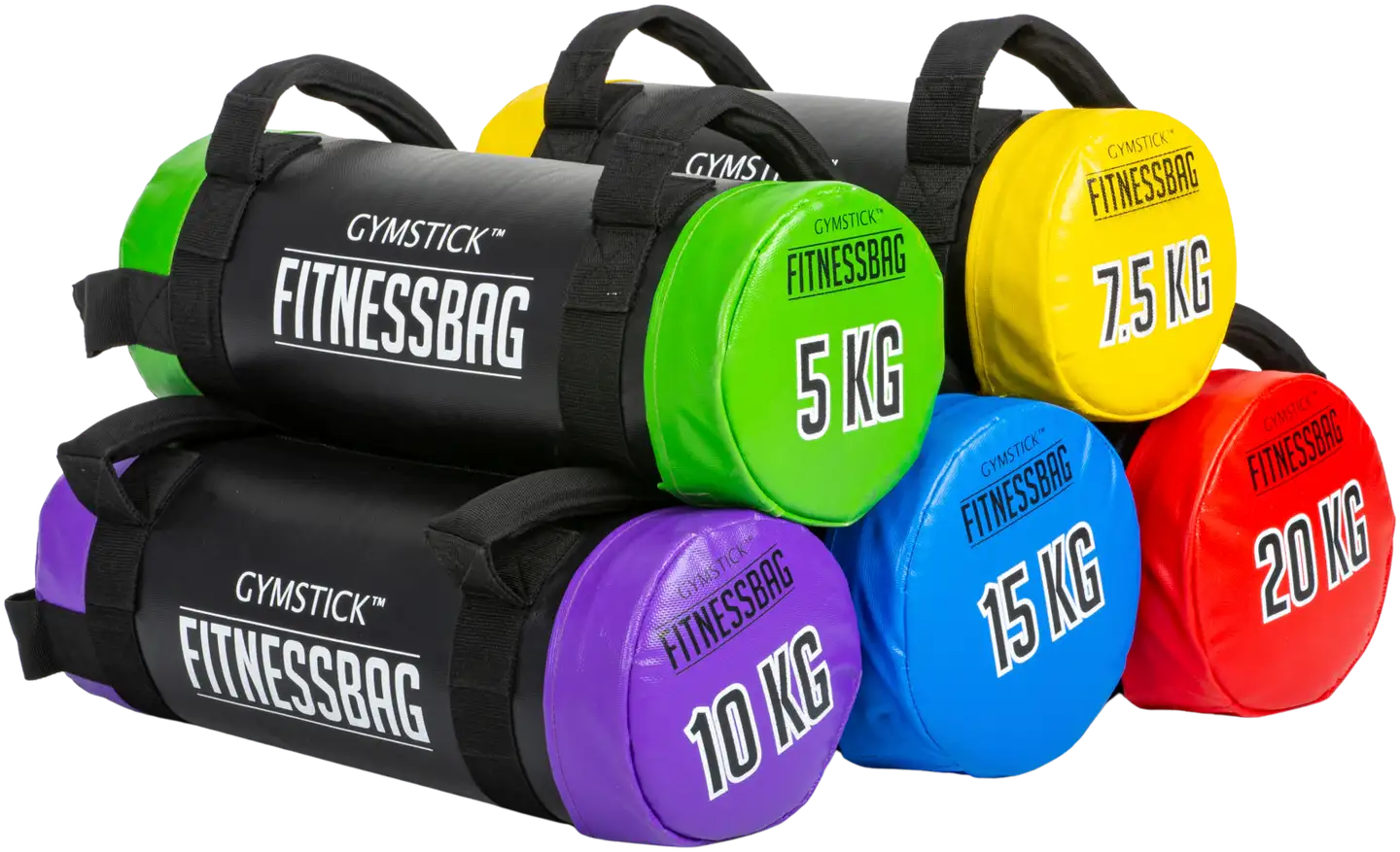 Gymstick Fitnessbag harjoitussäkki - musta-sininen - 2