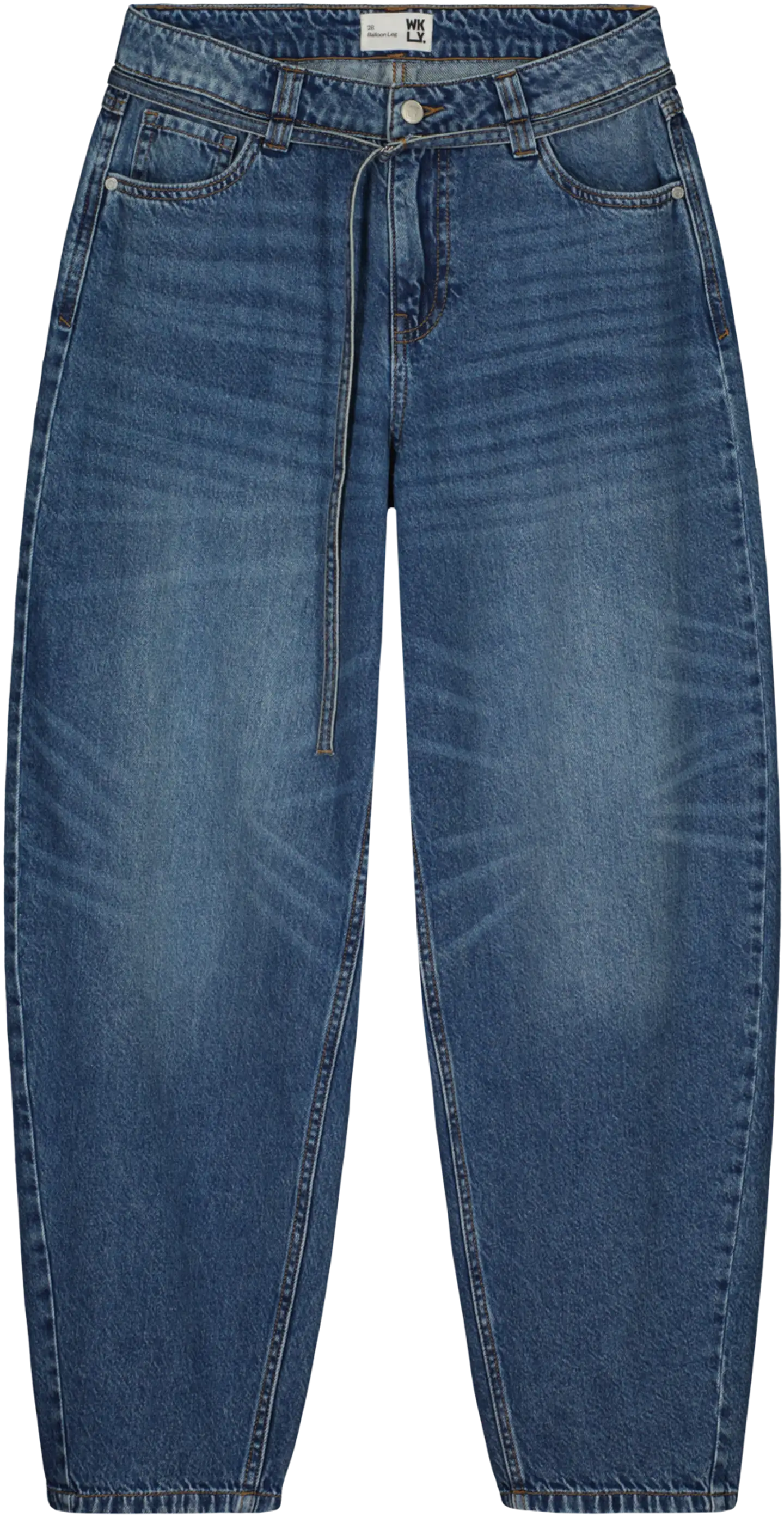 WKLY. naisten farkut Balloon shape 222W000206 - Indigo - 1