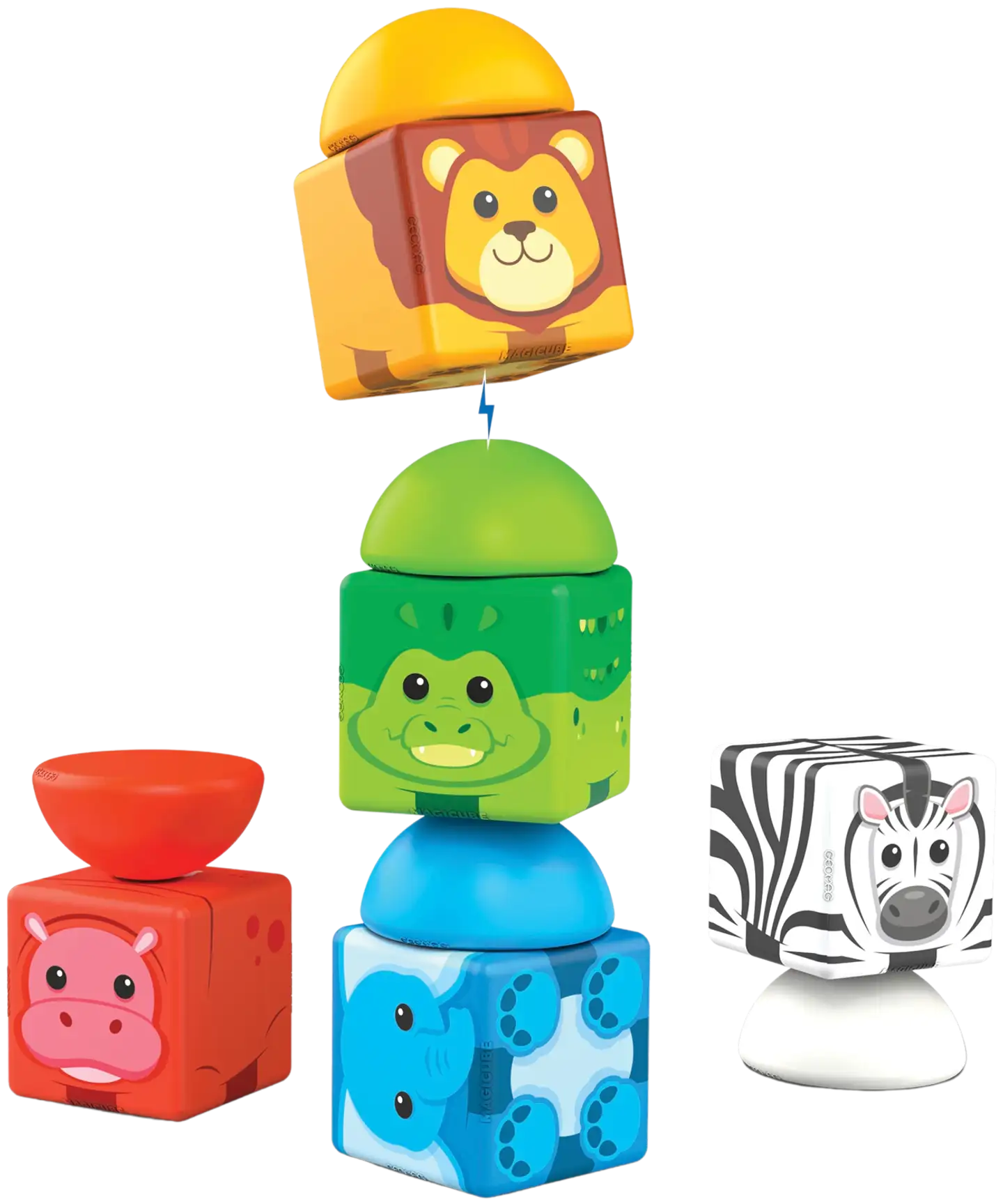 Geomag Magicube Stacking Safari -Rakennussetti - 3