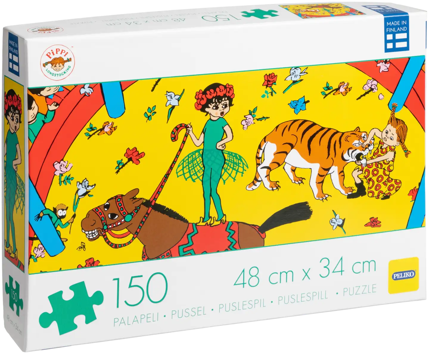 Peliko Peppi Pitkätossu palapeli 150 palaa sirkus - 1