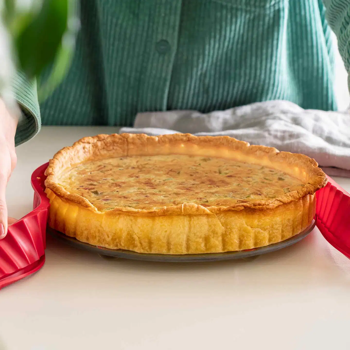 Heirol Quiche-vuoka lasipohjalla 26 cm 1,8 L - 3