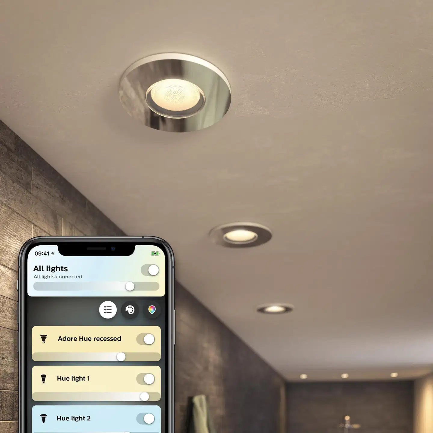 Philips Hue Adore -upotettava kohdevalo kylpyhuoneeseen 4.2W 2200-6500K 400LM - 5