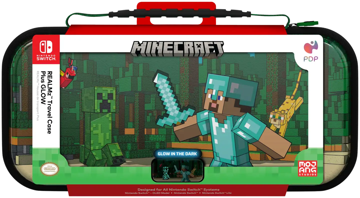 PDP Switch Minecraft Forest Battle suojalaukku - 2