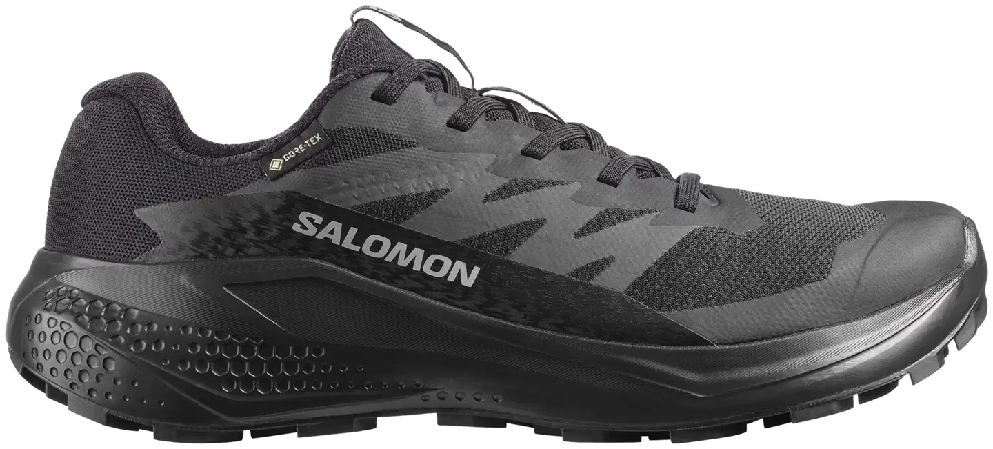 Salomon Alpha glide GTX W naisten juoksukenkä WP - Black/Asphalt/Black - 1