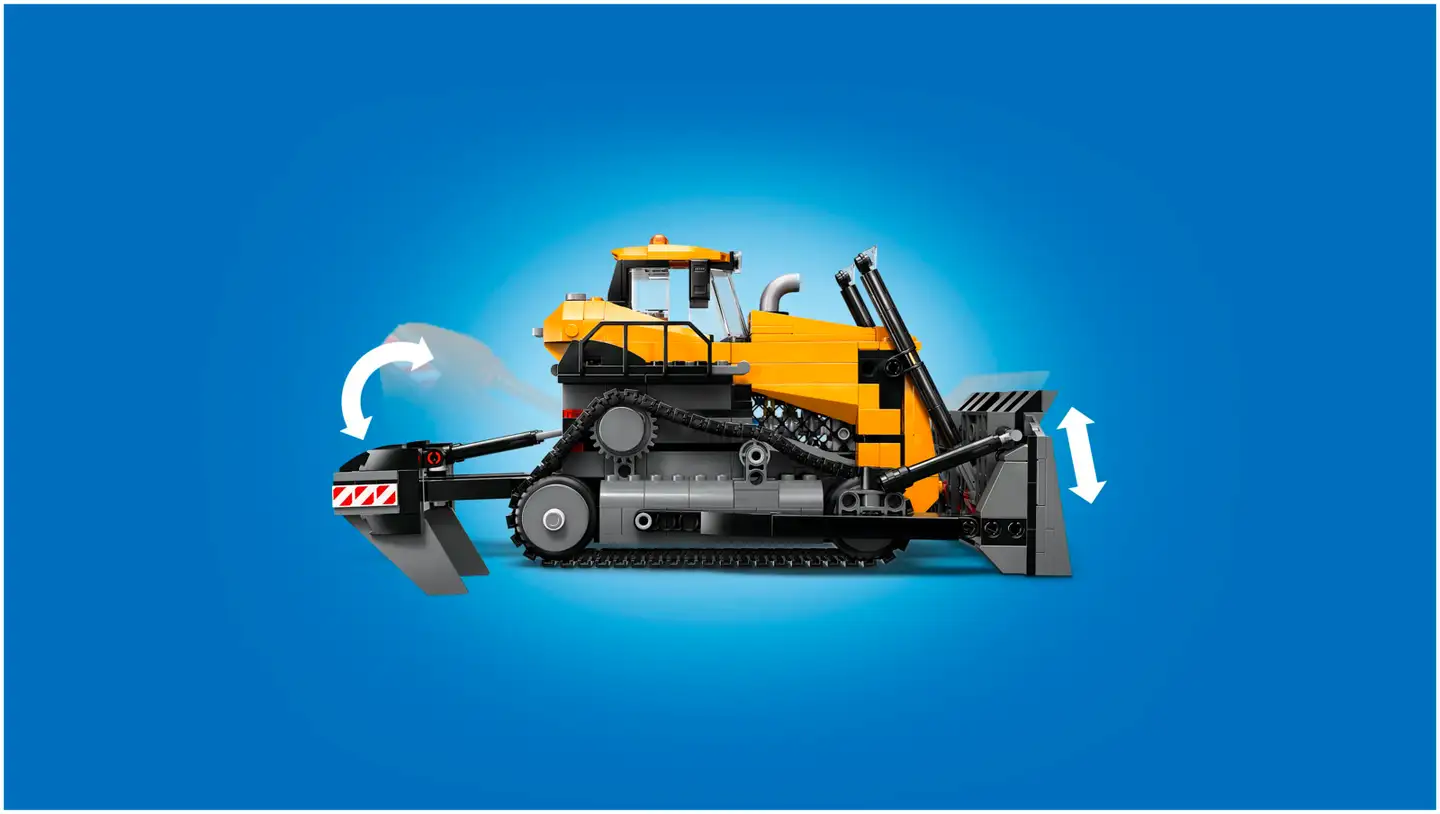 LEGO® City Big Vehicles 60466 Keltainen puskutraktori - 8