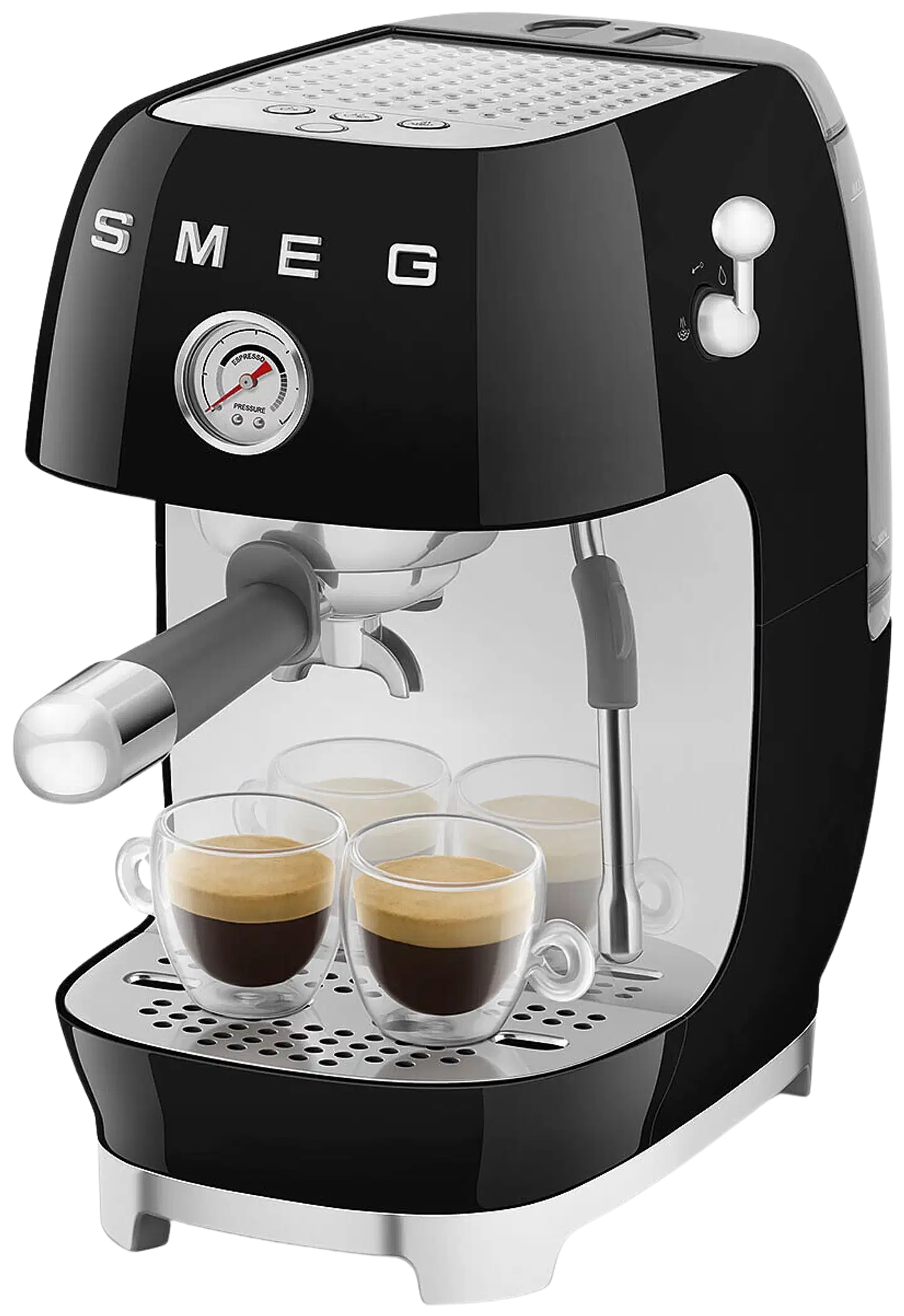 Smeg espressokeitin ECF03BLEU musta - 8