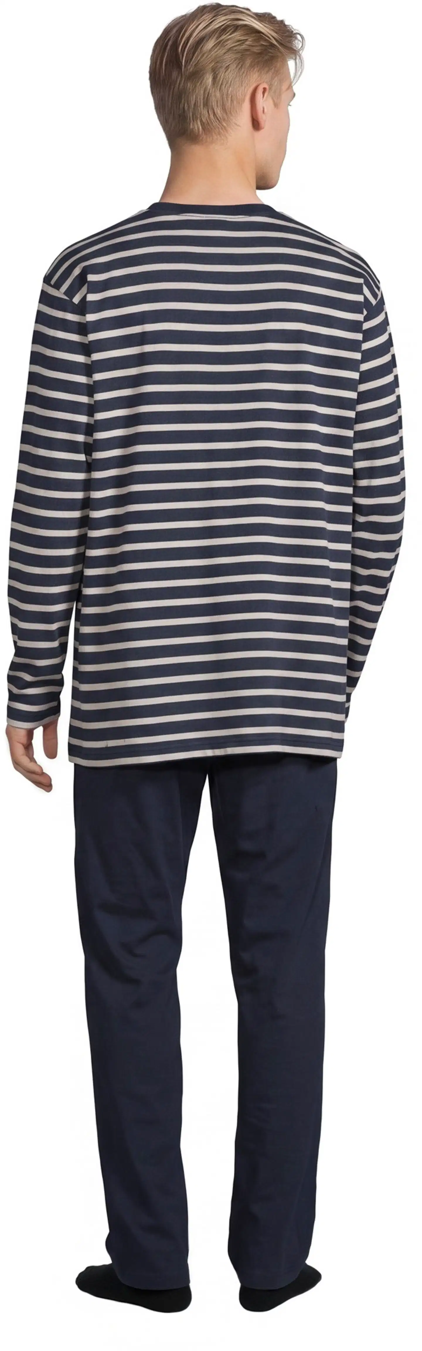 RATIA miesten pyjama - t.sininen/harmaa - 4