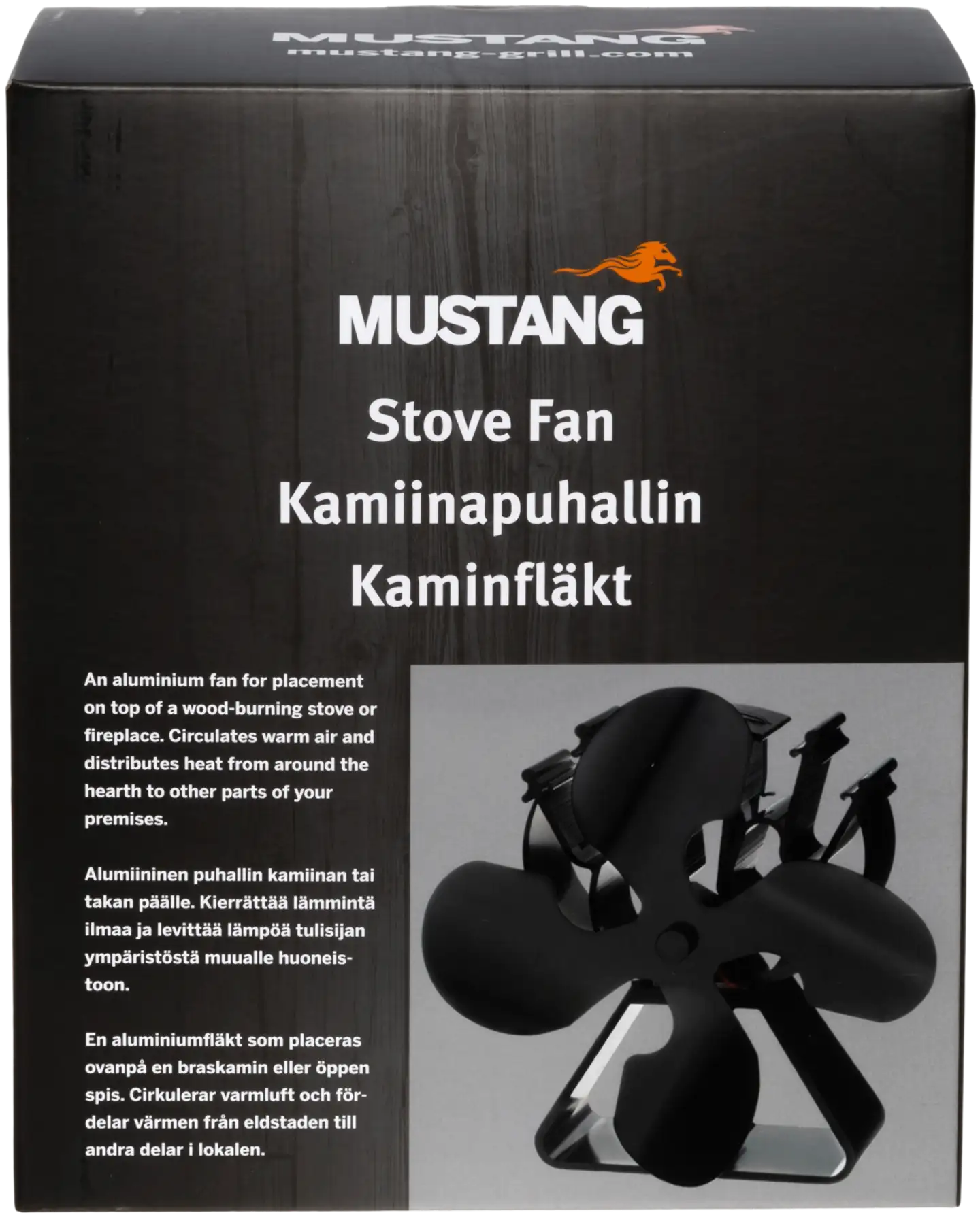 Mustang Kaminapuhallin 4-lapainen - 2