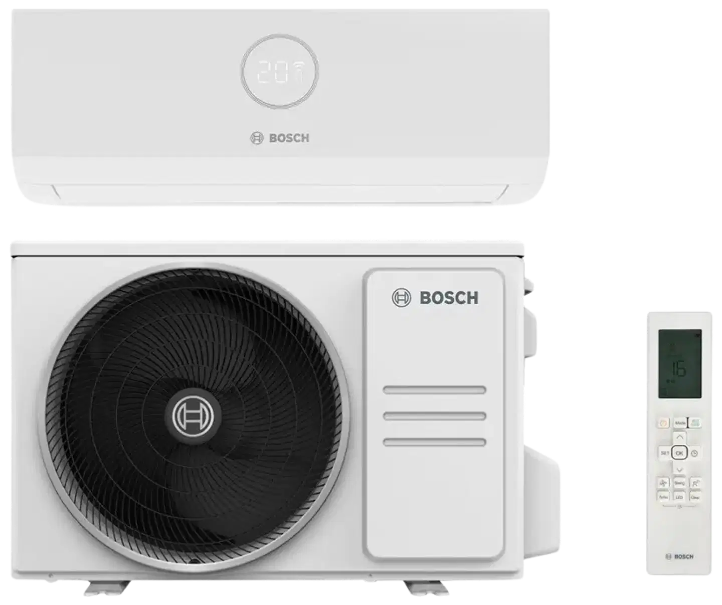 Bosch viilentävä ilmalämpöpumppu 3000I W 53E 3.5 Kw + asennus - 1