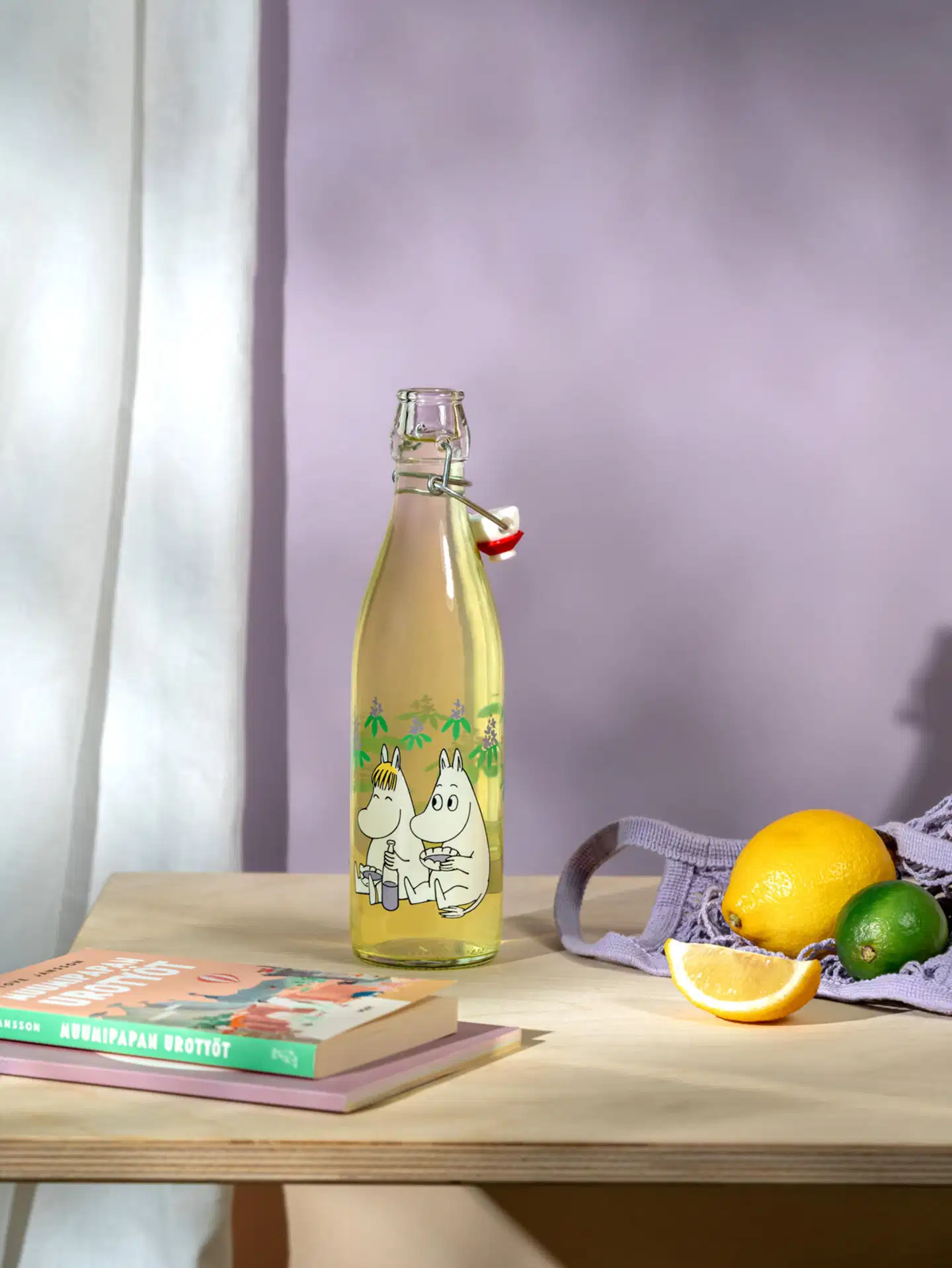 Muumi lasipullo Seljanmarjat 0,5 l - 3